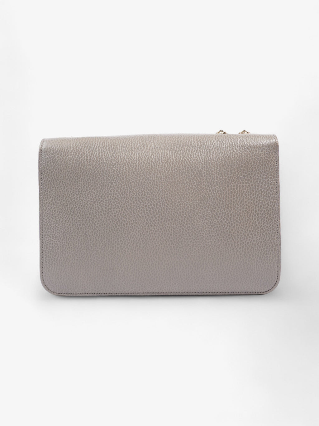 Gucci Interlocking GG Chain Grey Calfskin Leather