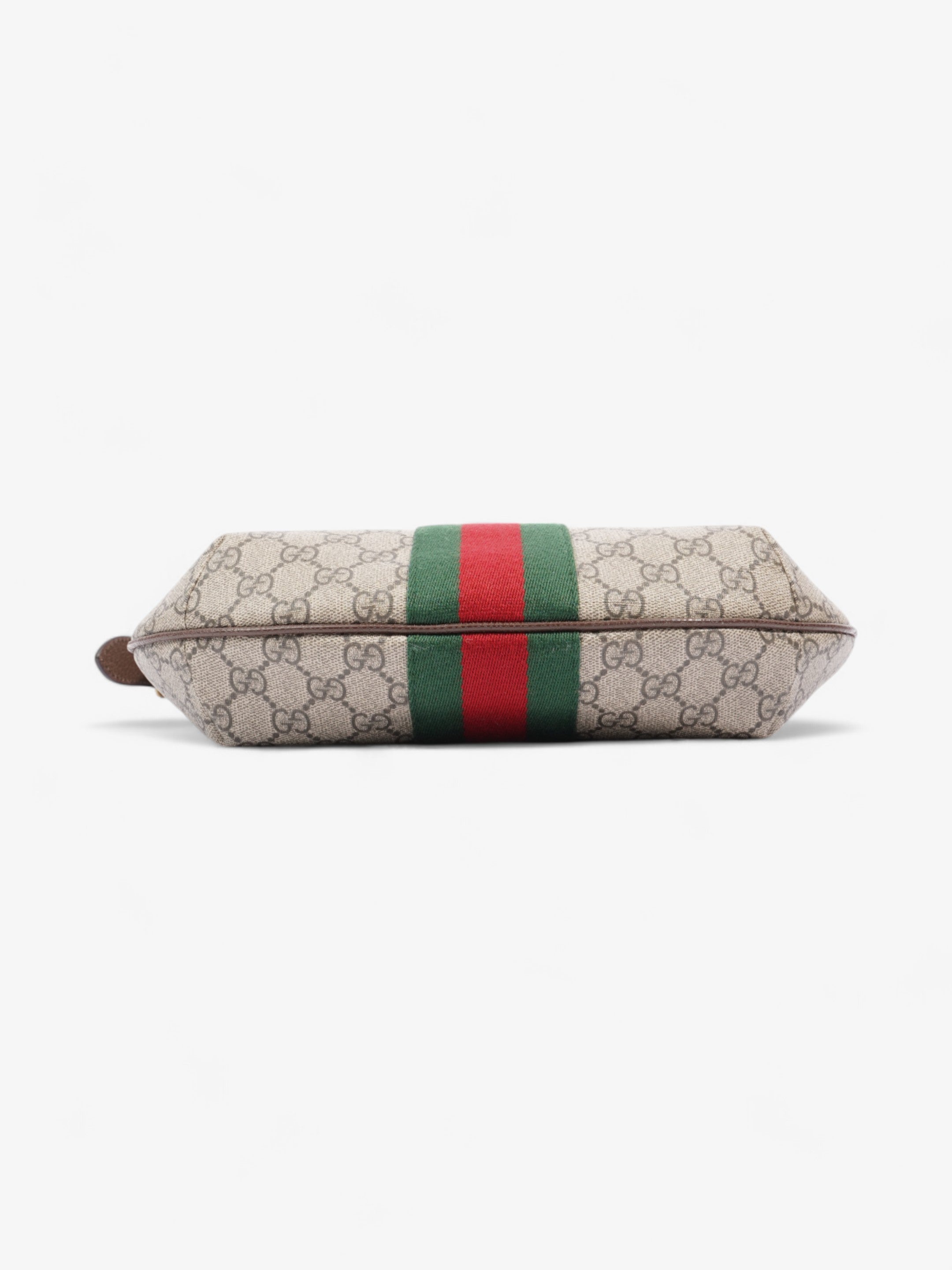 Gucci Ophidia GG Supreme / Green / Red Coated Canvas Small
