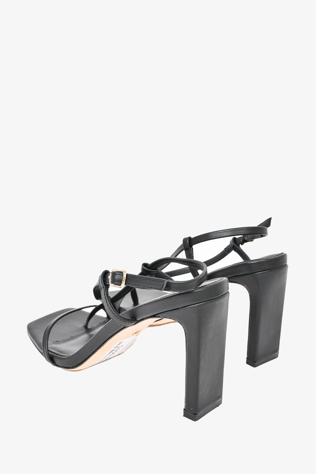 Raye Black Strappy 'Kinsley' Heels Size 7
