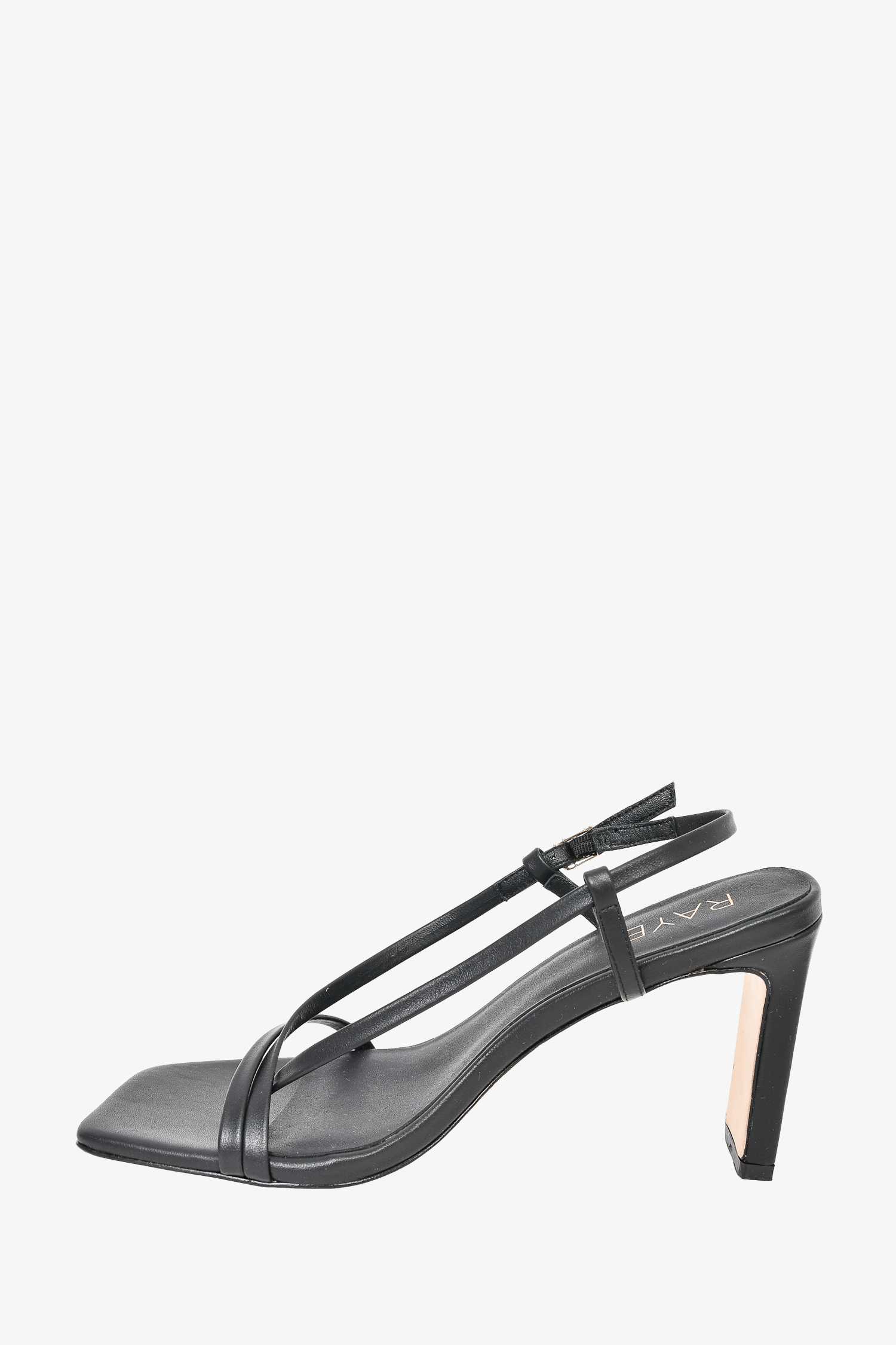 Raye Black Strappy 'Kinsley' Heels Size 7