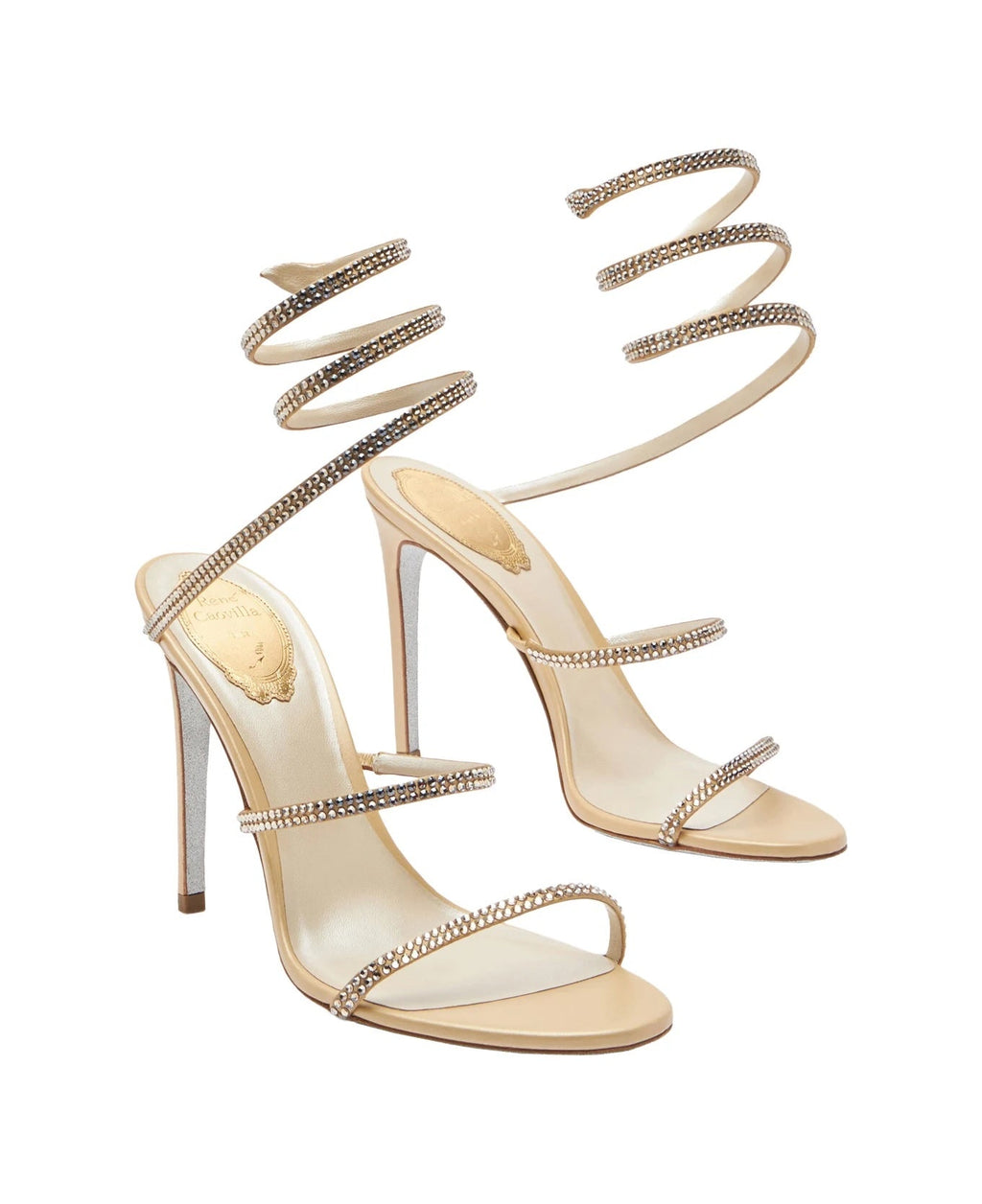 RENE CAOVILLA CLEO JEWELED HEELS