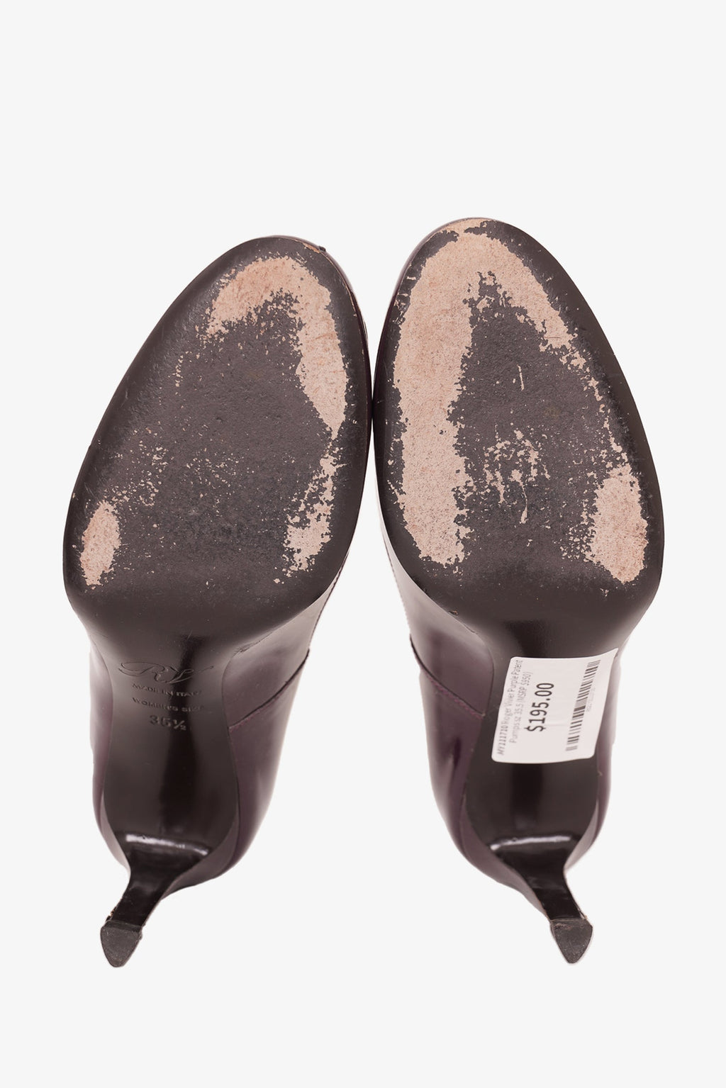 Roger Vivier Burgundy Patent Pumps Size 35.5