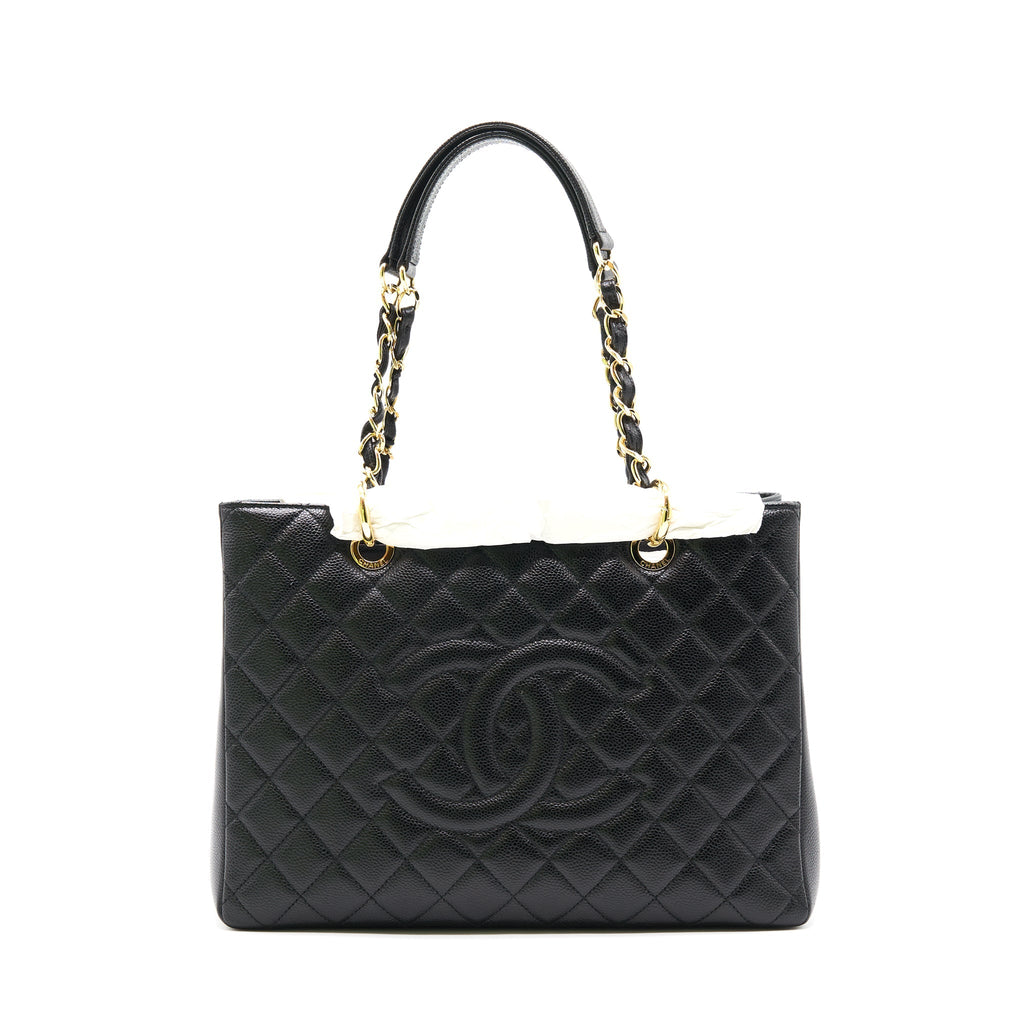 Chanel Grand Shopping Tote Black Cavier