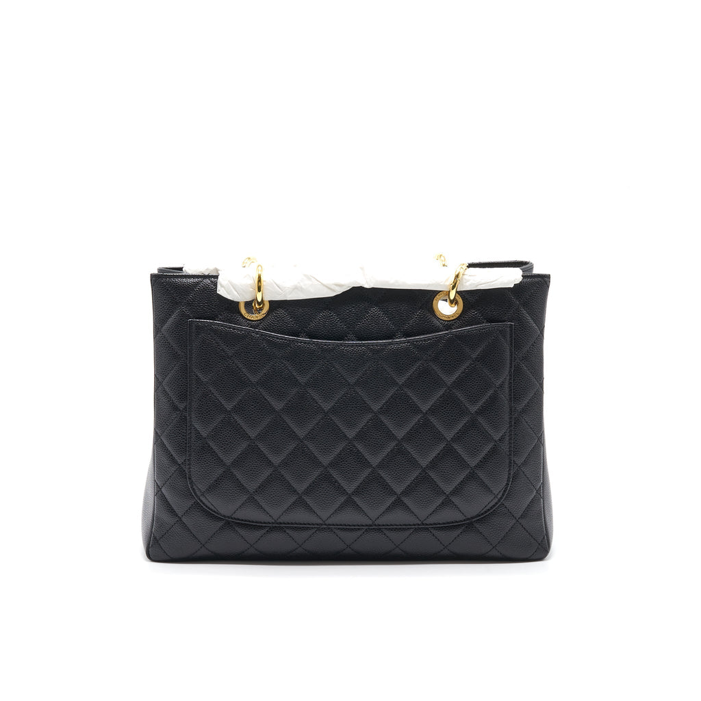 Chanel Grand Shopping Tote Black Cavier