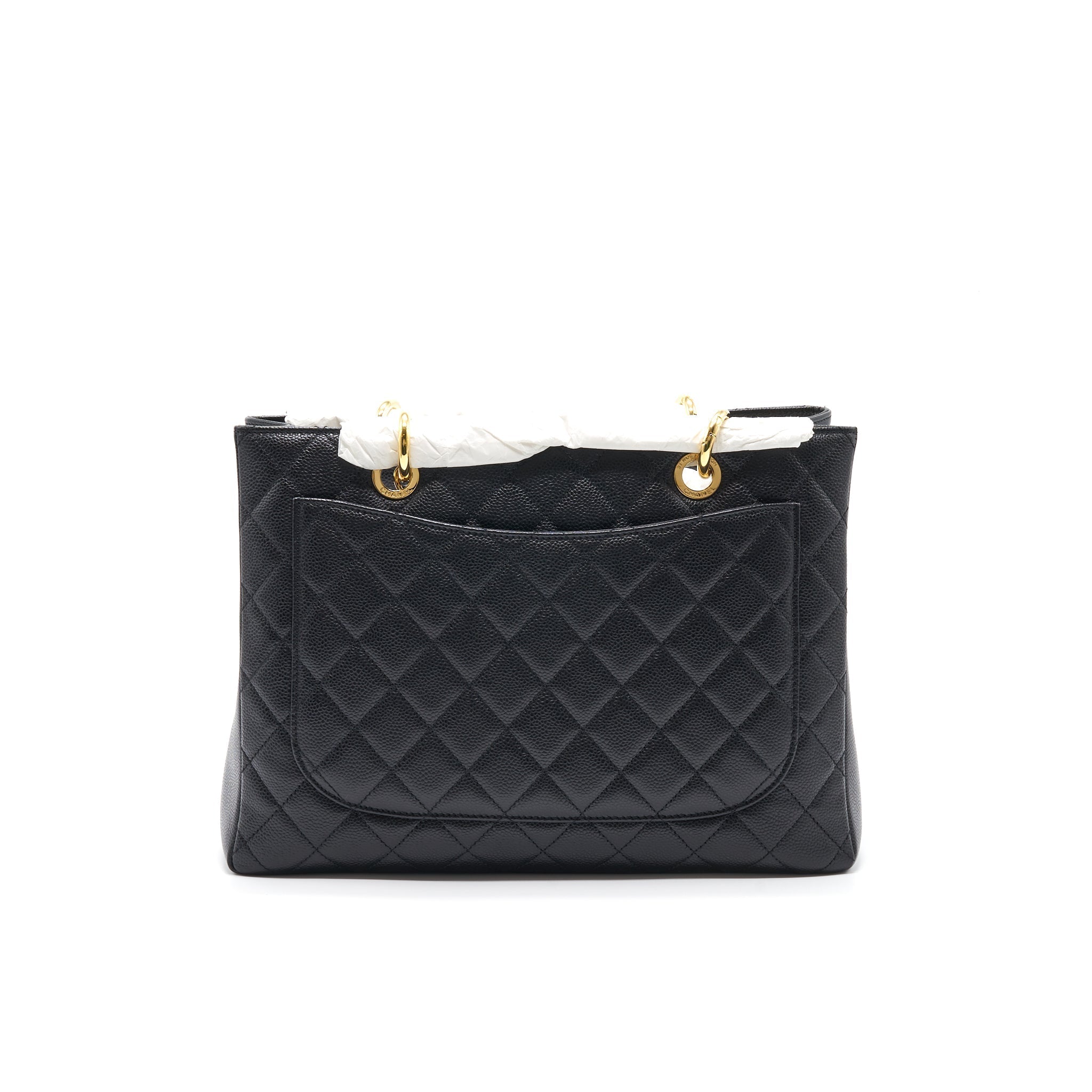 Chanel Grand Shopping Tote Black Cavier