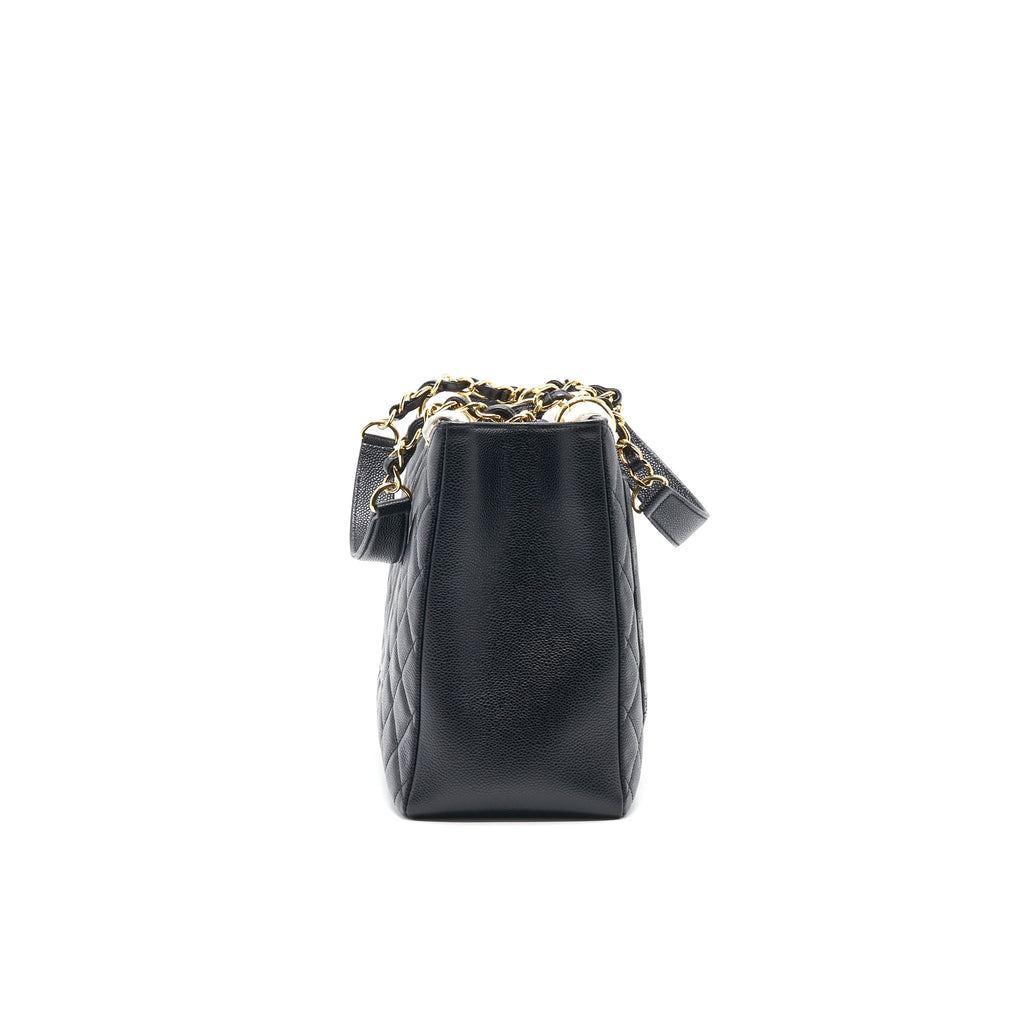 Chanel Grand Shopping Tote Black Cavier