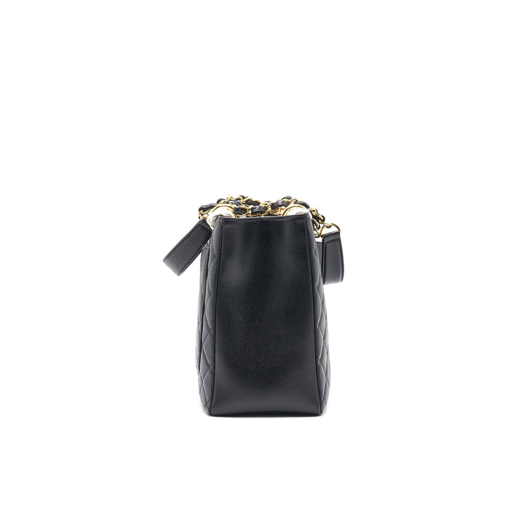 Chanel Grand Shopping Tote Black Cavier