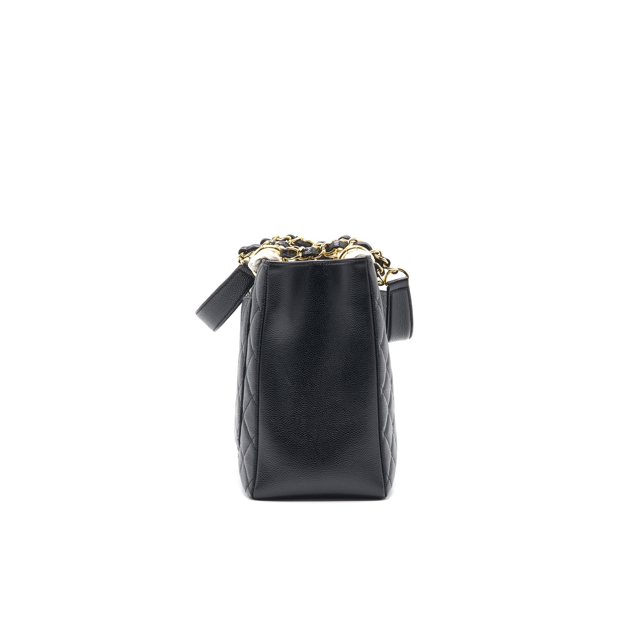 Chanel Grand Shopping Tote Black Cavier