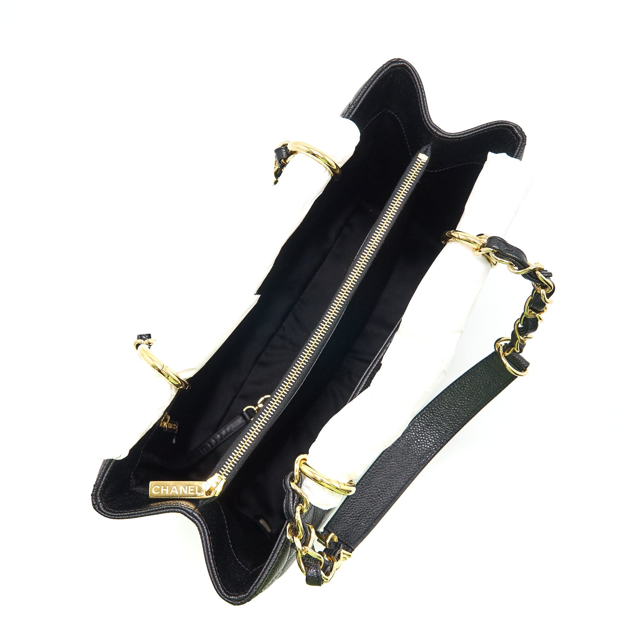 Chanel Grand Shopping Tote Black Cavier