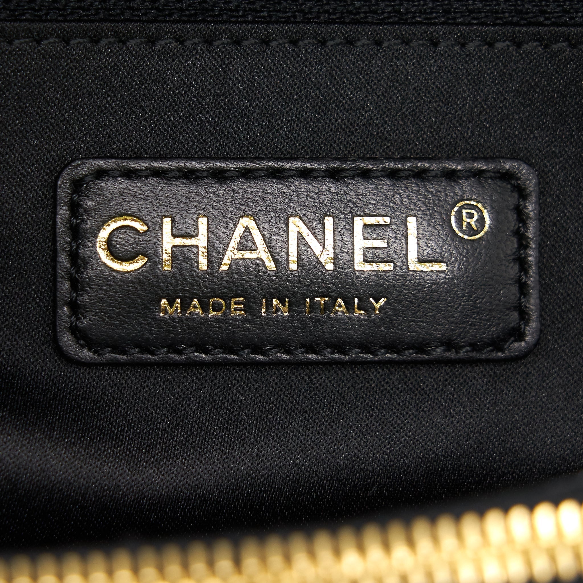 Chanel Grand Shopping Tote Black Cavier