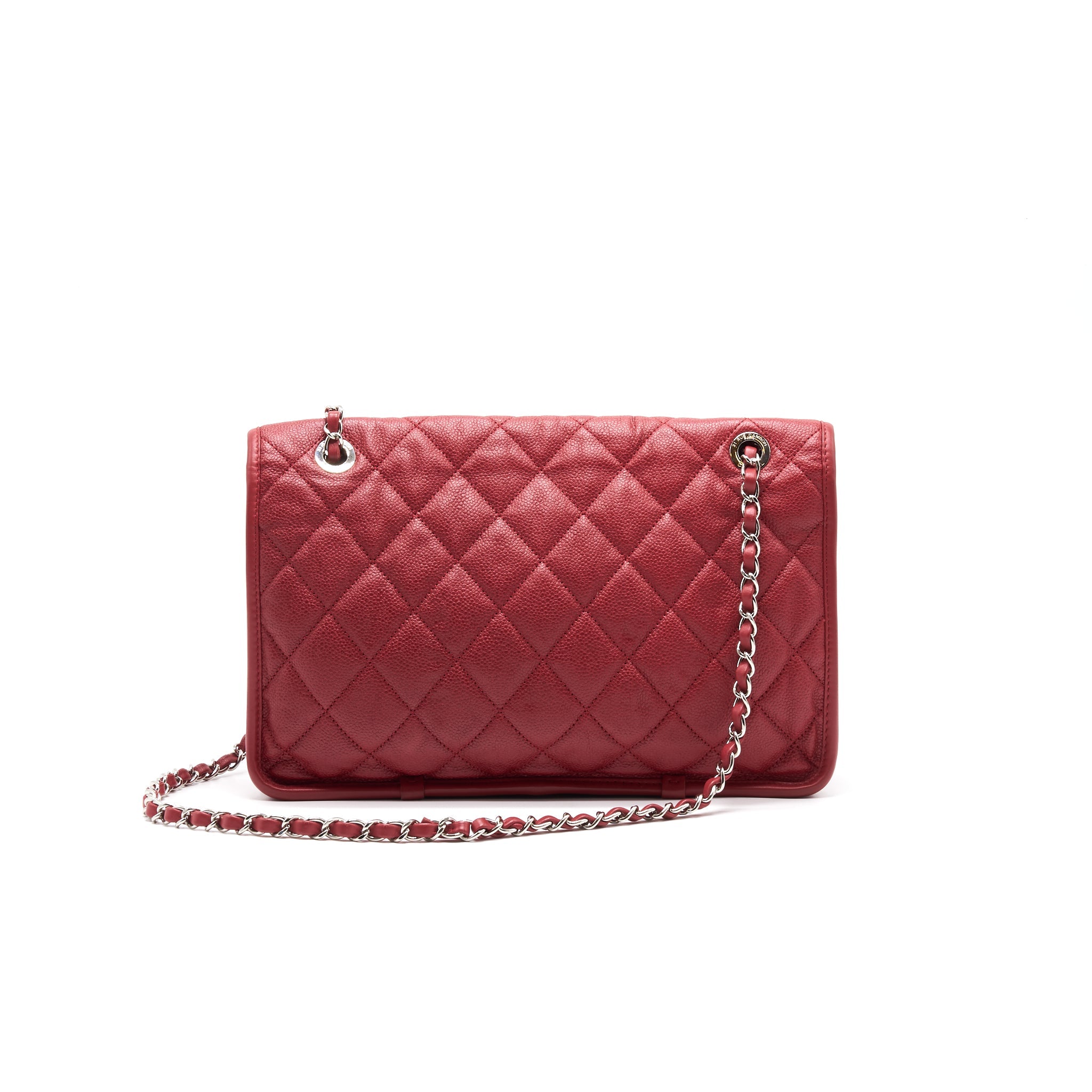 Chanel Cavier Flap Bag Red