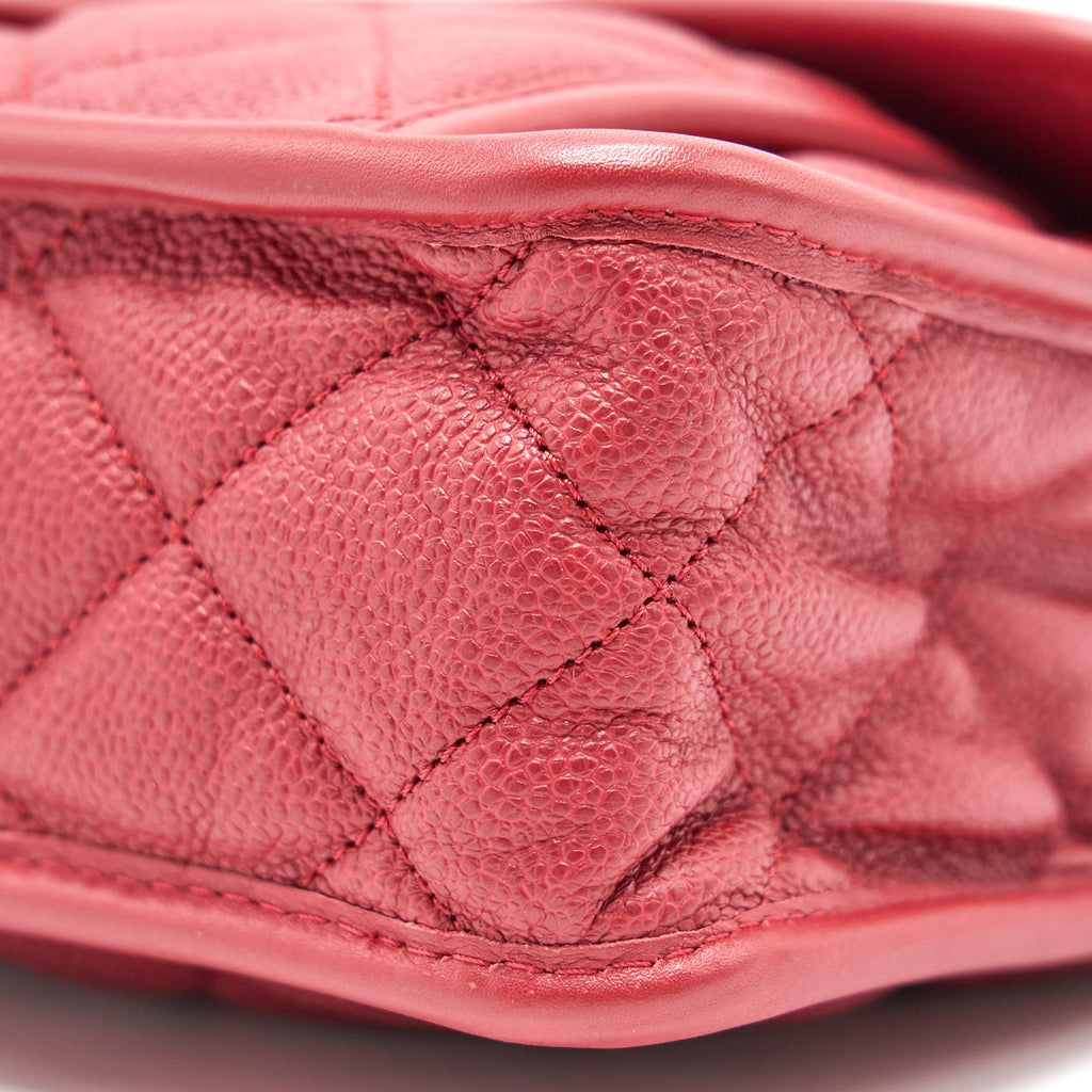 Chanel Cavier Flap Bag Red