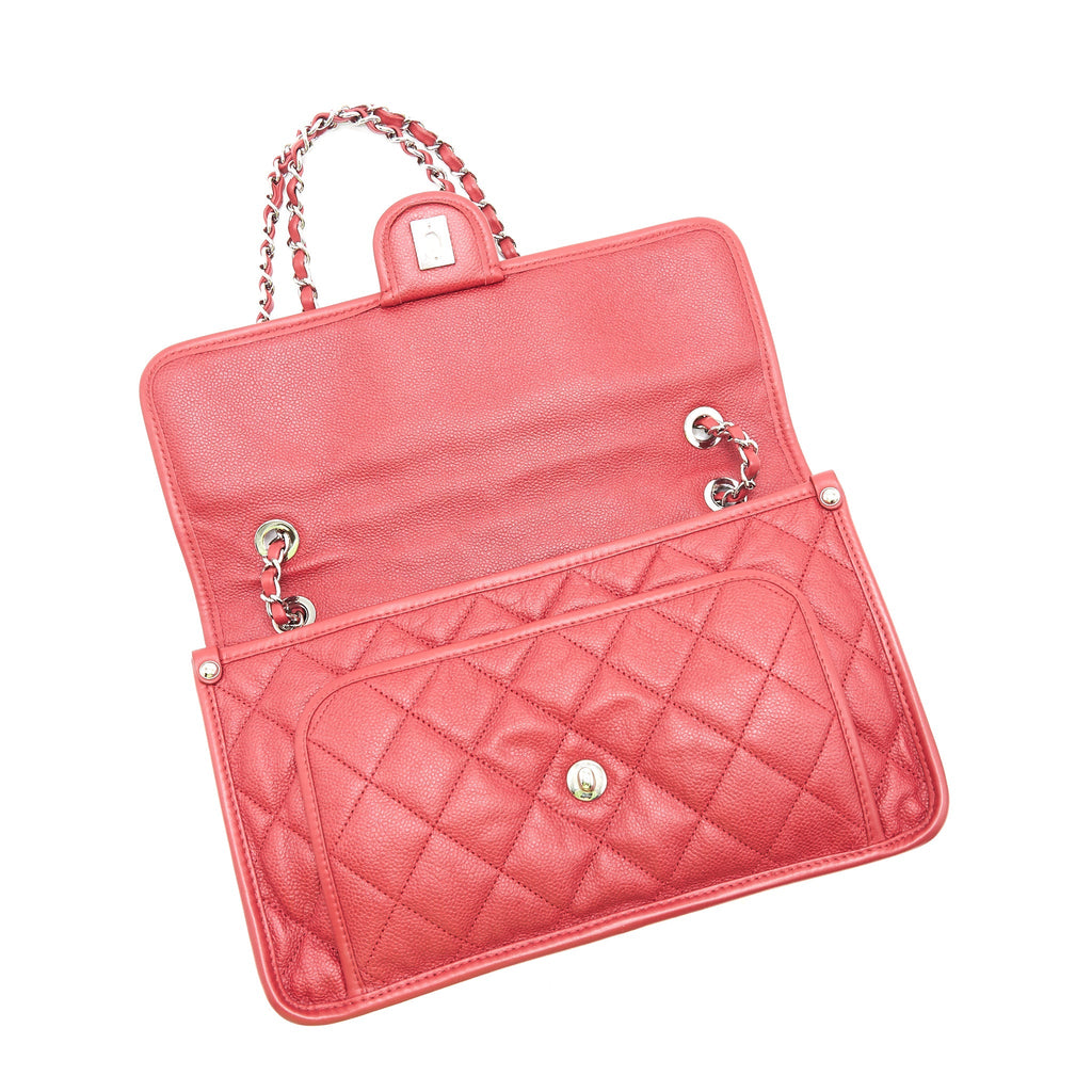 Chanel Cavier Flap Bag Red