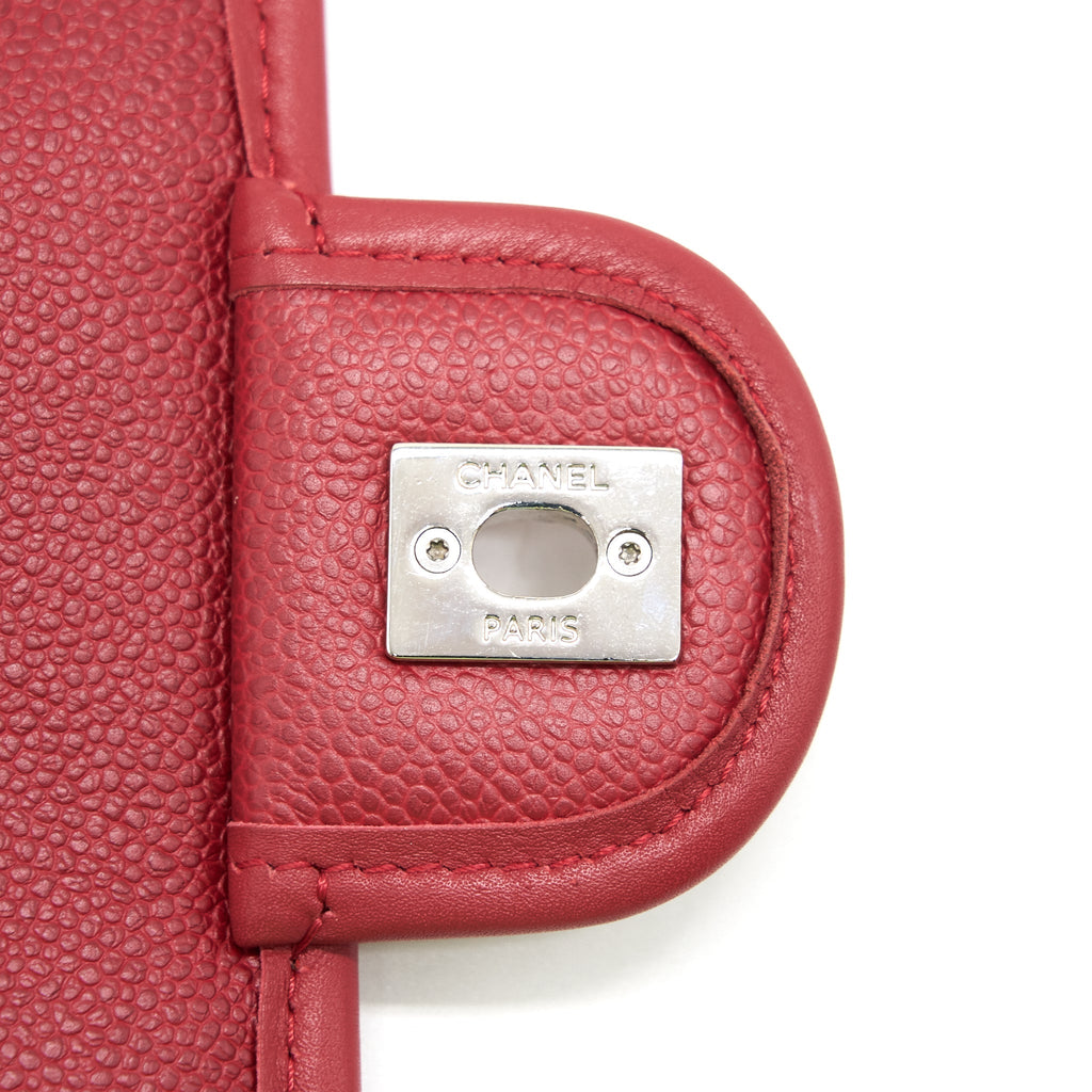Chanel Cavier Flap Bag Red