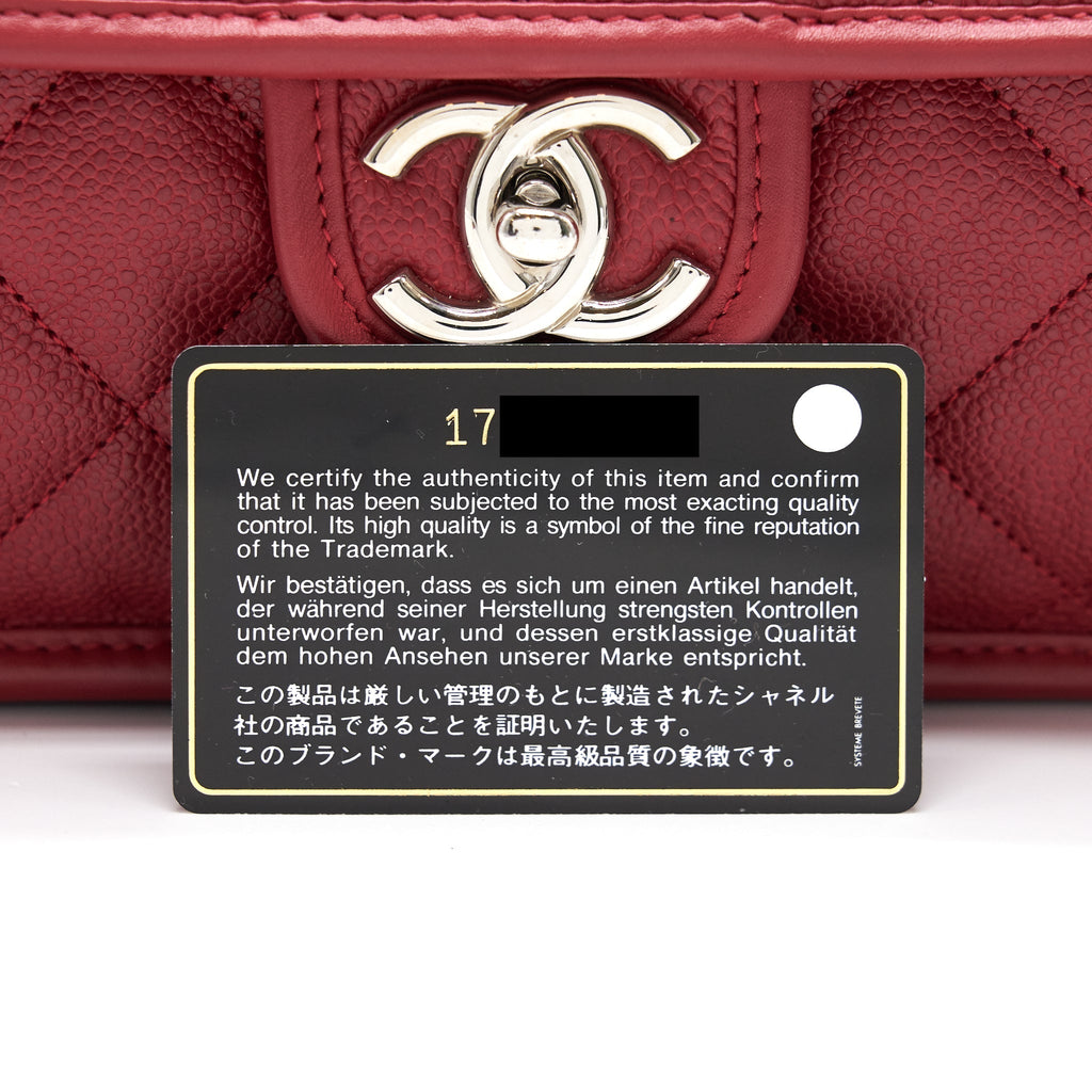 Chanel Cavier Flap Bag Red