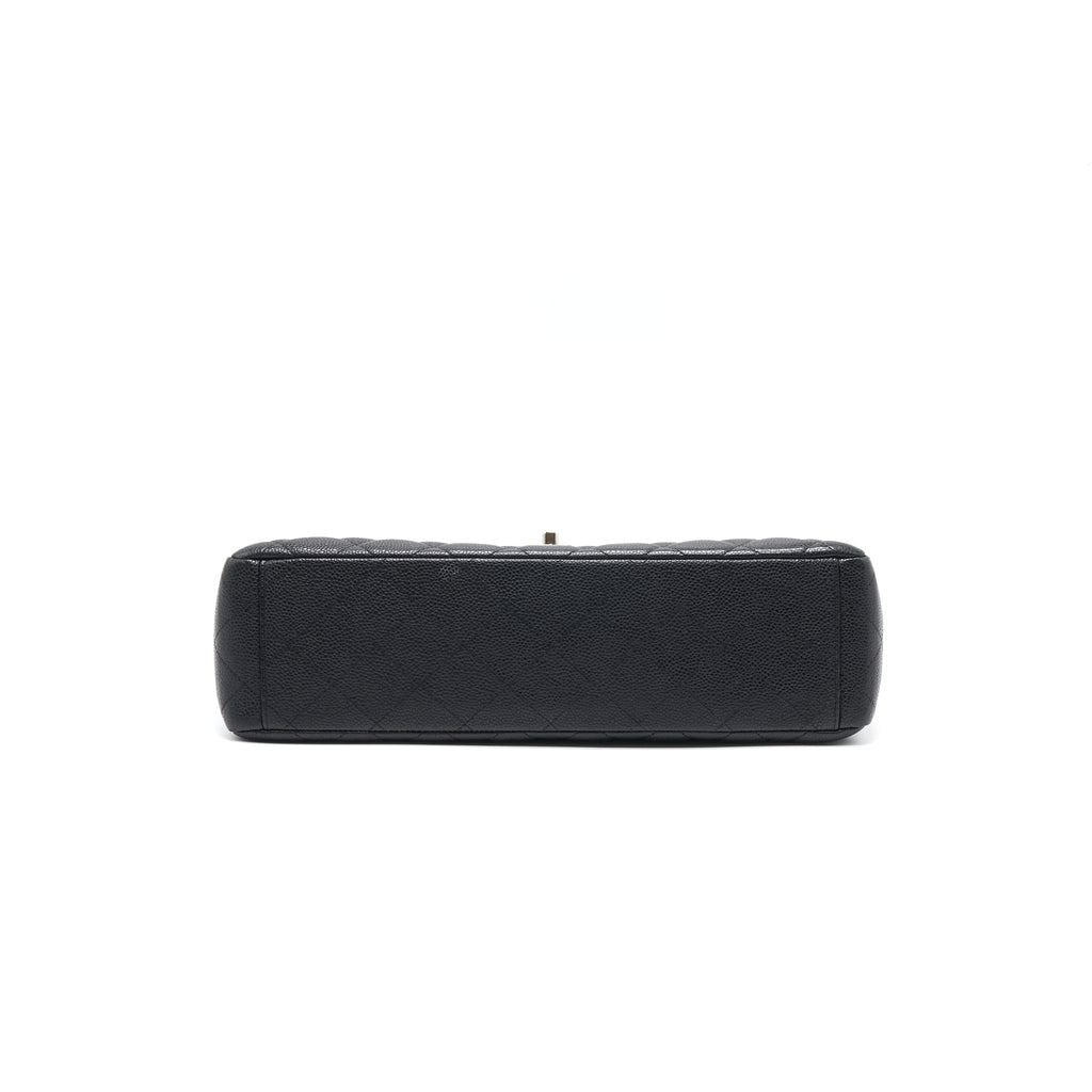 Chanel Cavier Classic Maxi Single Flap bag Black