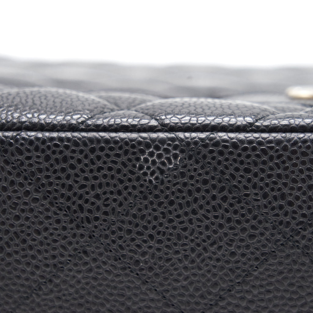 Chanel Cavier Classic Maxi Single Flap bag Black