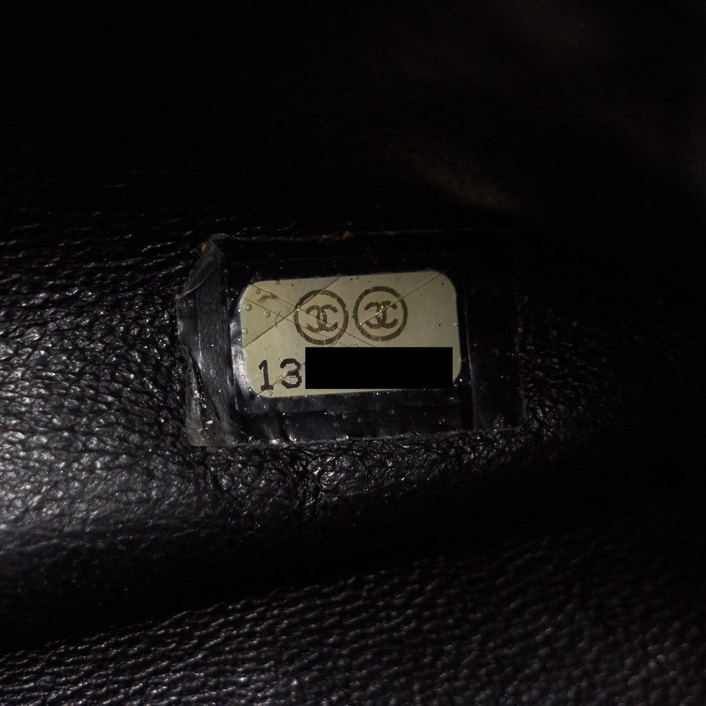 Chanel Cavier Classic Maxi Single Flap bag Black