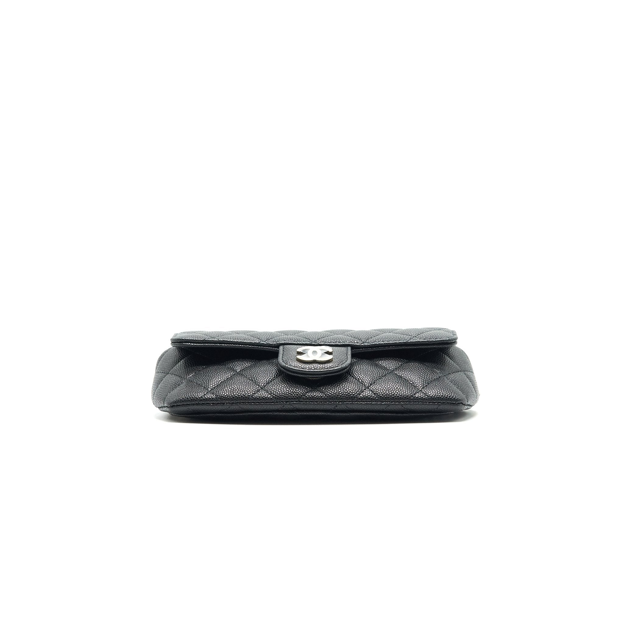 Chanel Glasses Case With Chain Caviar Black L