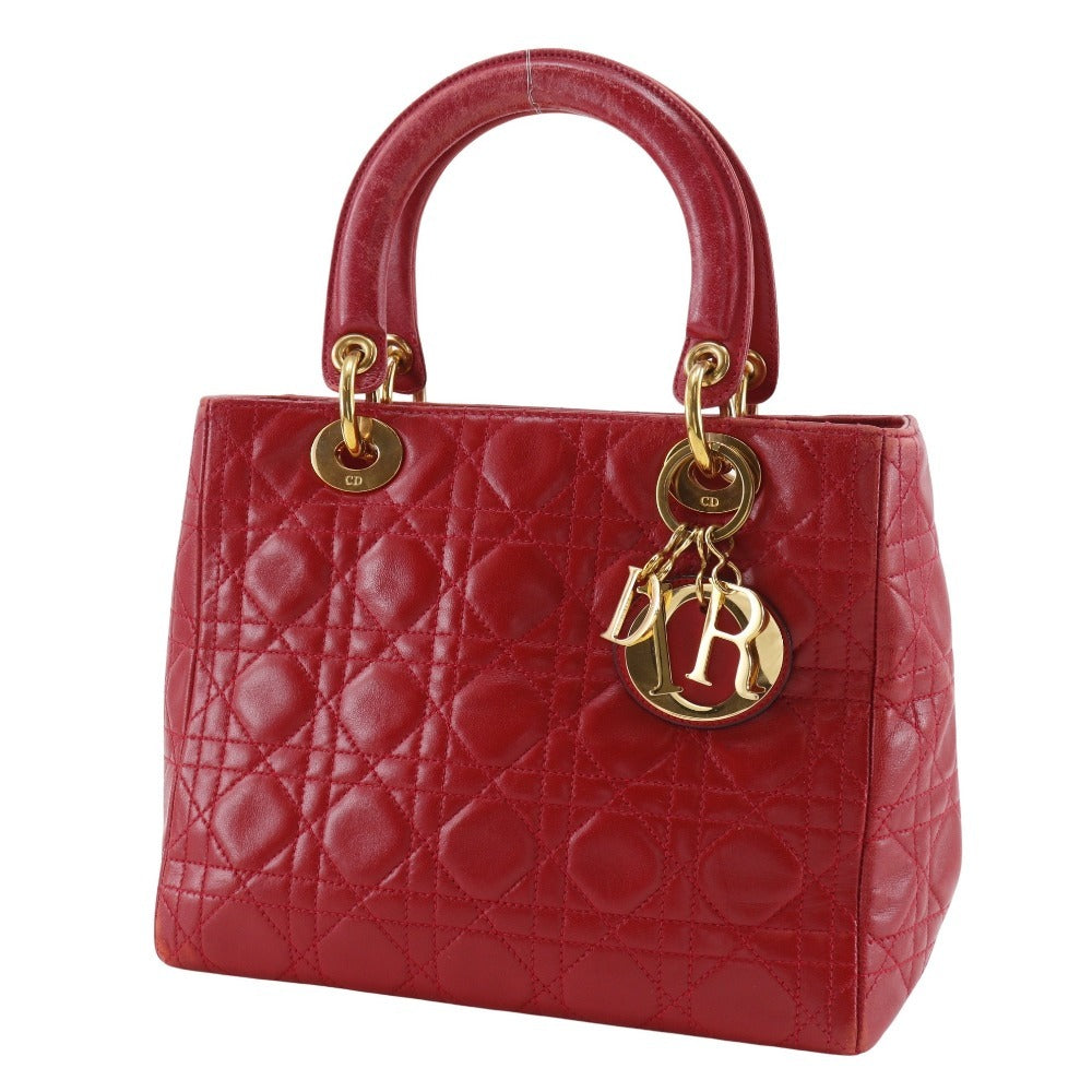 Christian Dior Lady Dior Calf Handbag