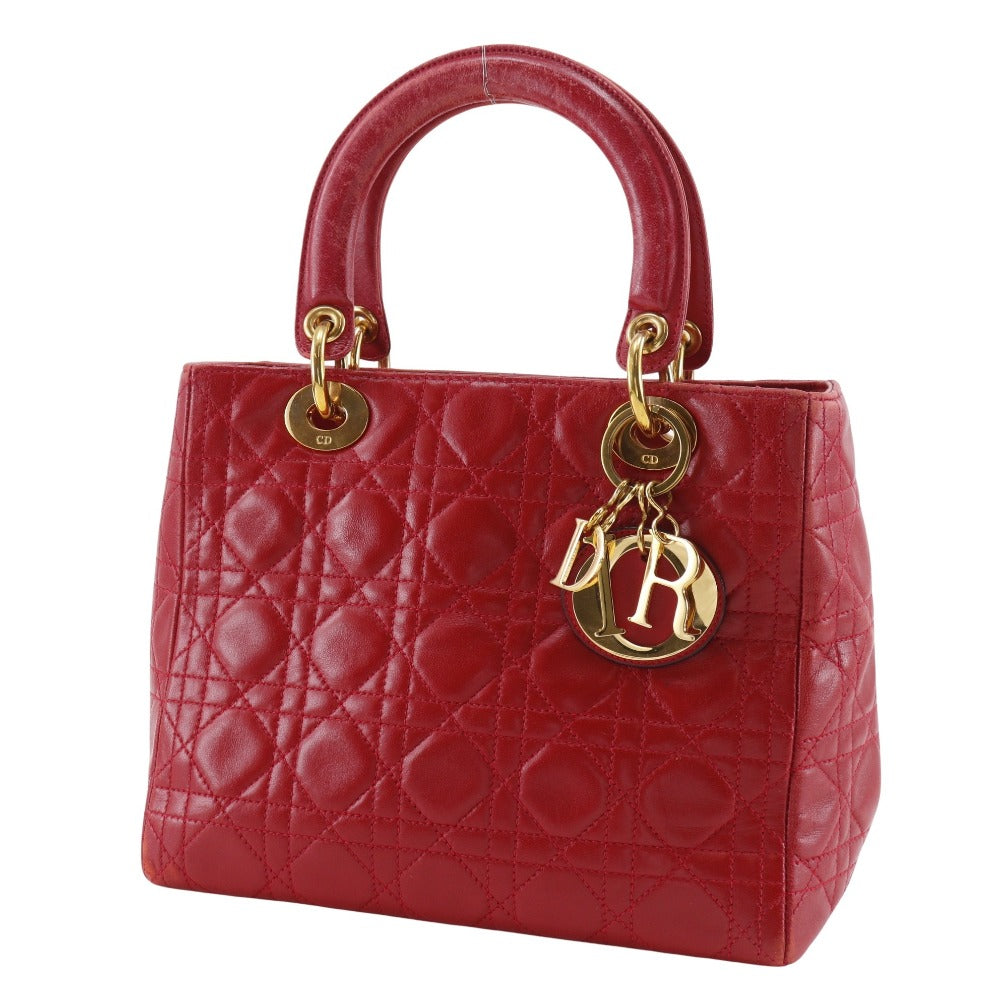 Christian Dior Lady Dior Calf Handbag