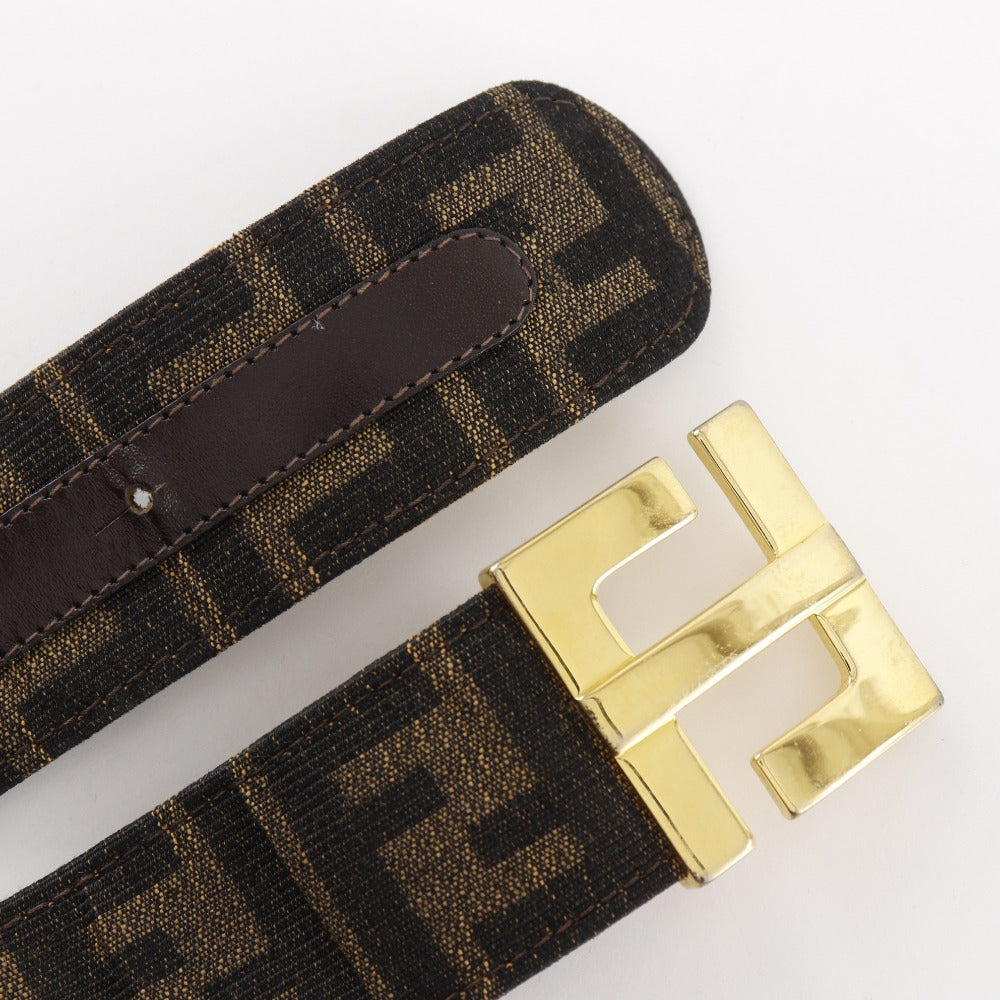 Fendi Zucca Nylon Canvas Belt