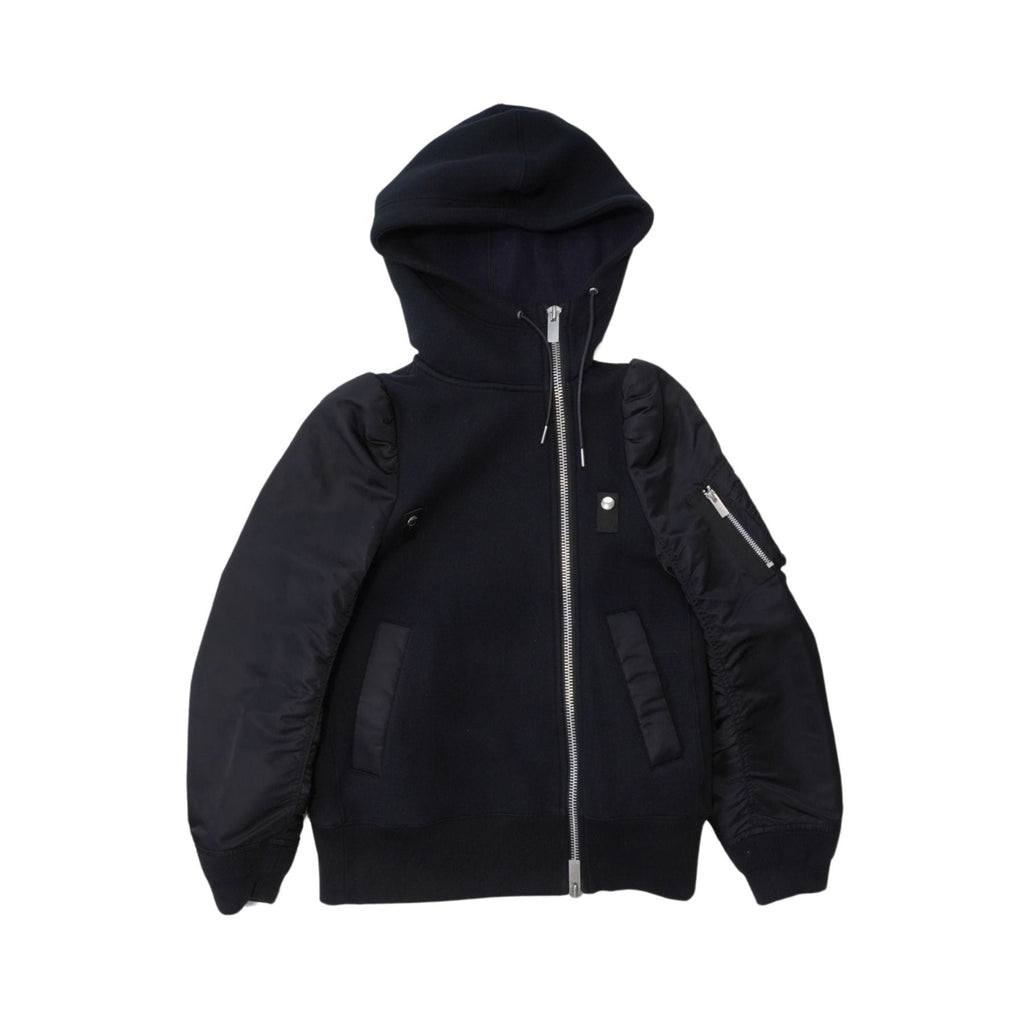 Sacai Sweater Zipup Hoodie - Women's 2
