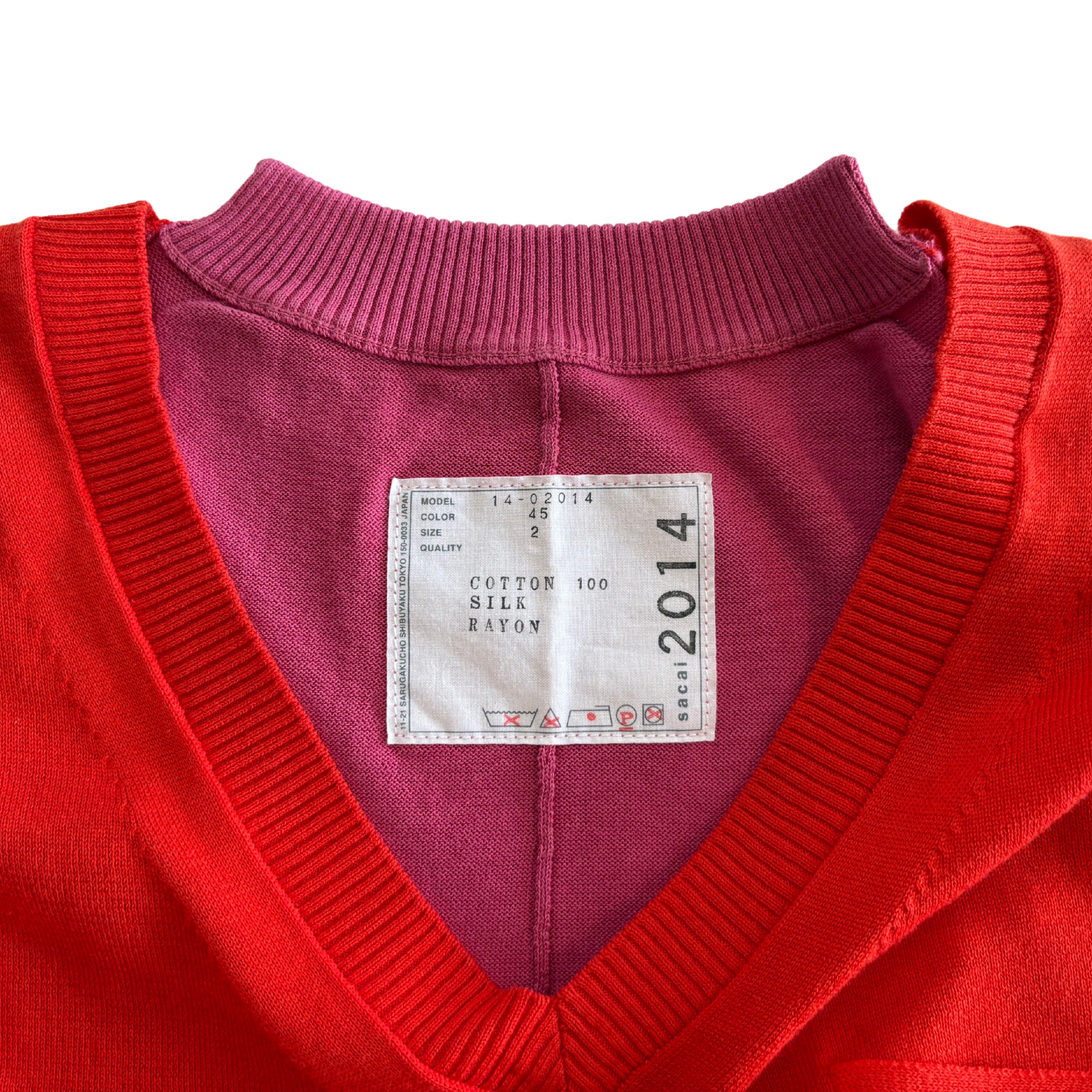 Sacai Colour Block Sweater - Women's 2