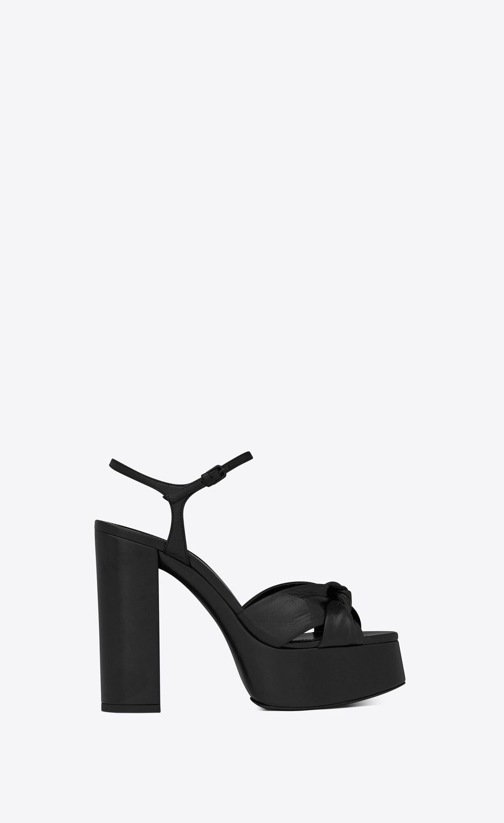 SAINT LAURENT BIANCA PLATFORM SANDALS