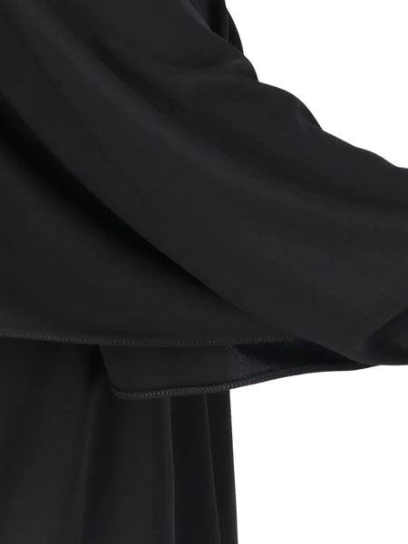 YVES SAINT LAUREN FLOWER DETAIL CREPE JERSEY TOP