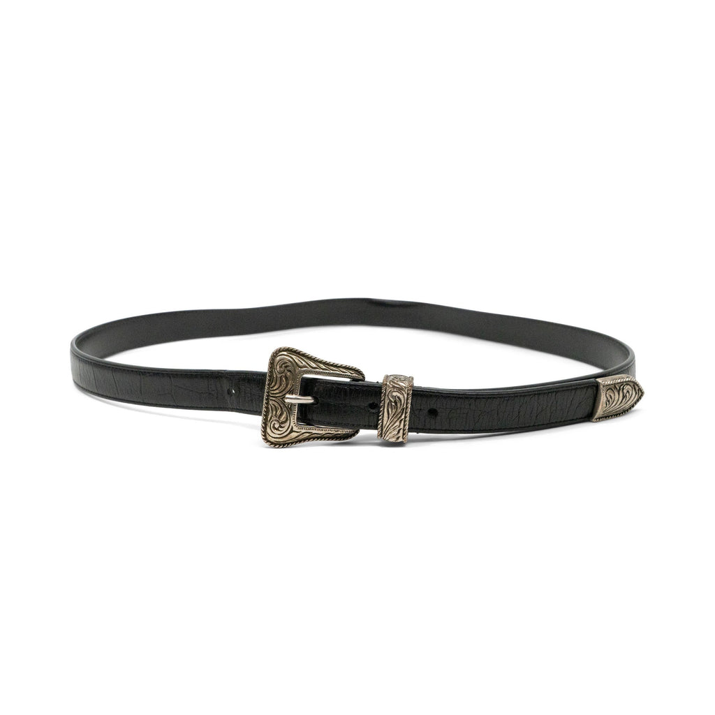 Saint Laurent Reptile Belt - 80