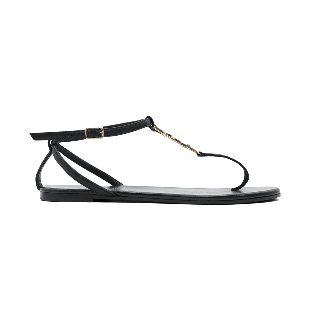 Saint Laurent Logo Sandals - Womens' 37