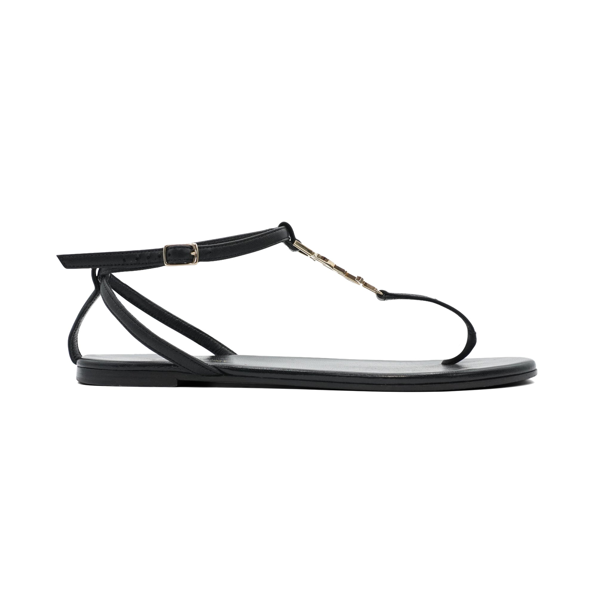 Saint Laurent Logo Sandals - Womens' 37