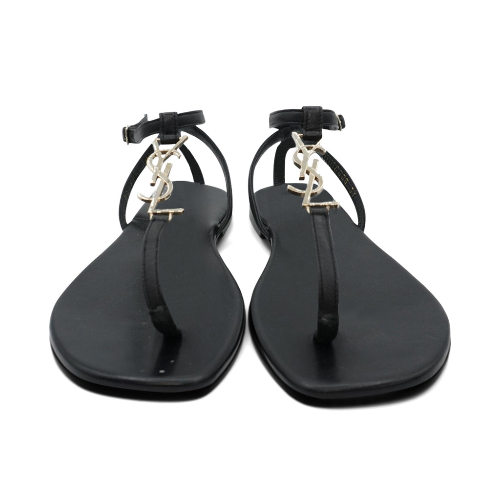 Saint Laurent Logo Sandals - Womens' 37