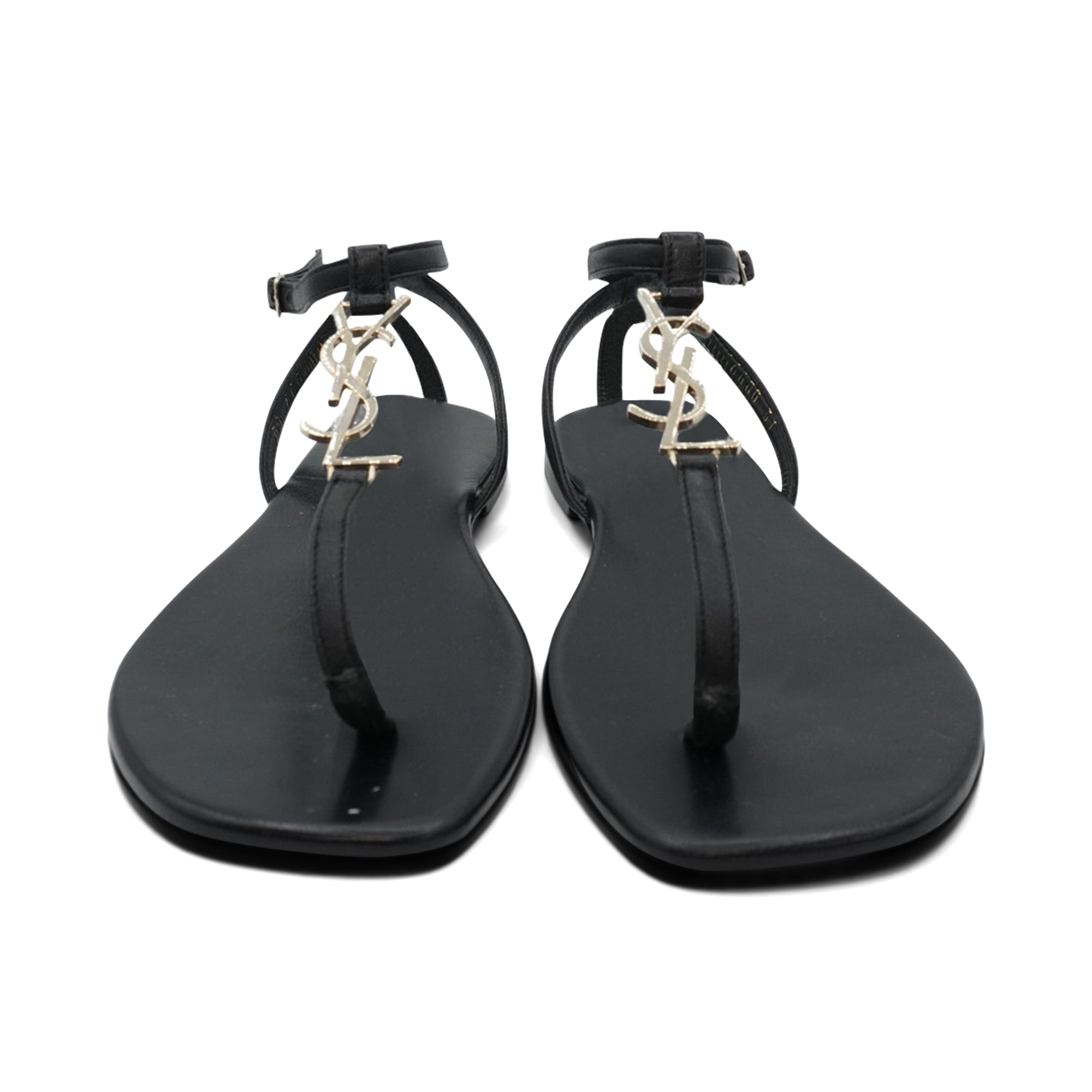 Saint Laurent Logo Sandals - Womens' 37