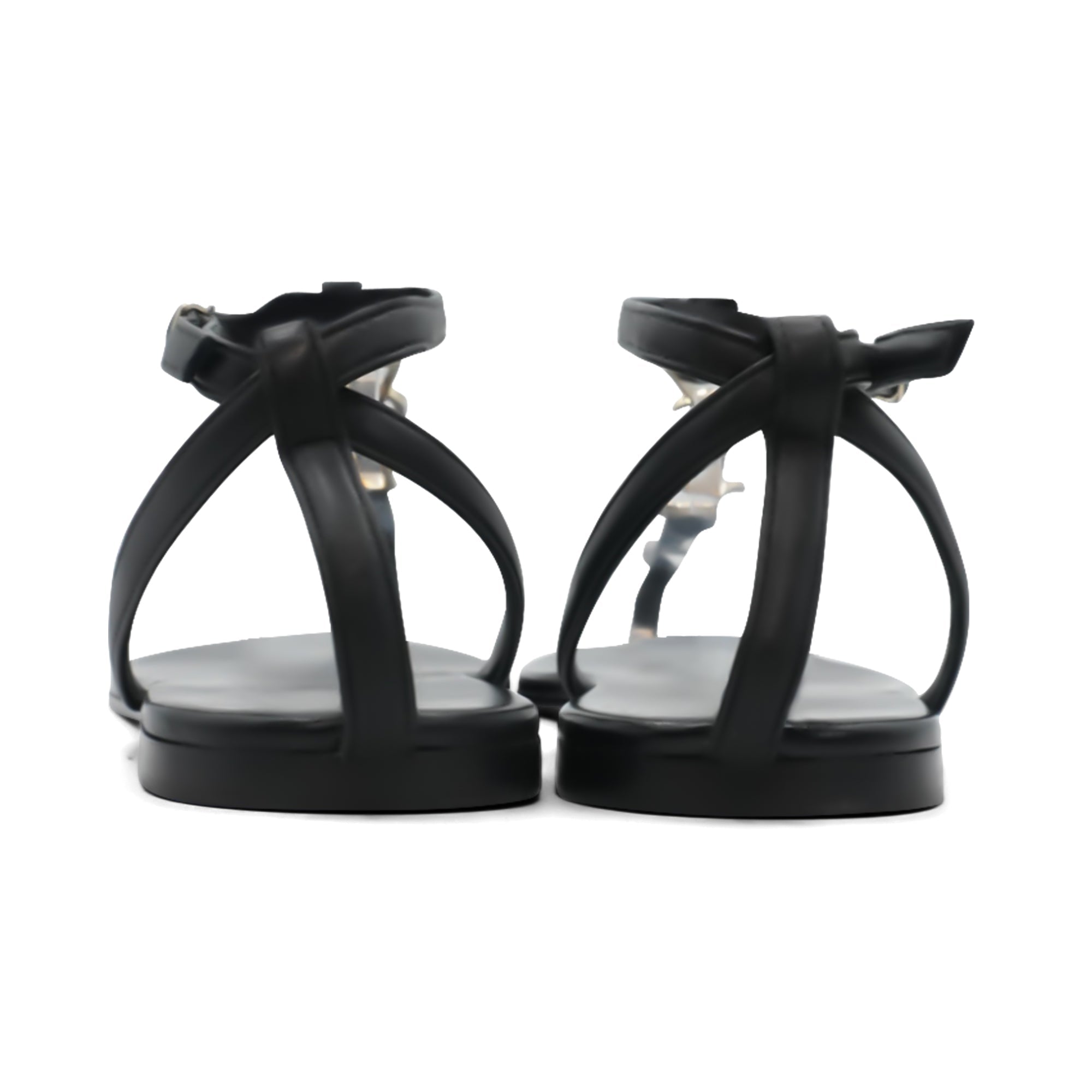 Saint Laurent Logo Sandals - Womens' 37