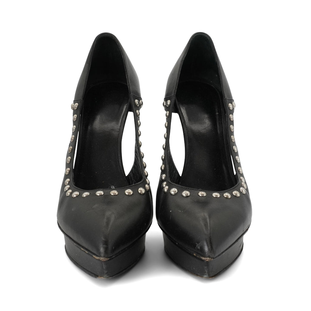 Saint Laurent 'Janis' Studded Pumps - Women's 38.5
