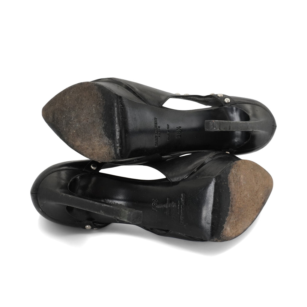 Saint Laurent 'Janis' Studded Pumps - Women's 38.5