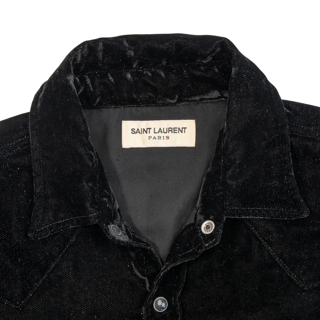 Saint Laurent Western Velvet Blouse - Women's L