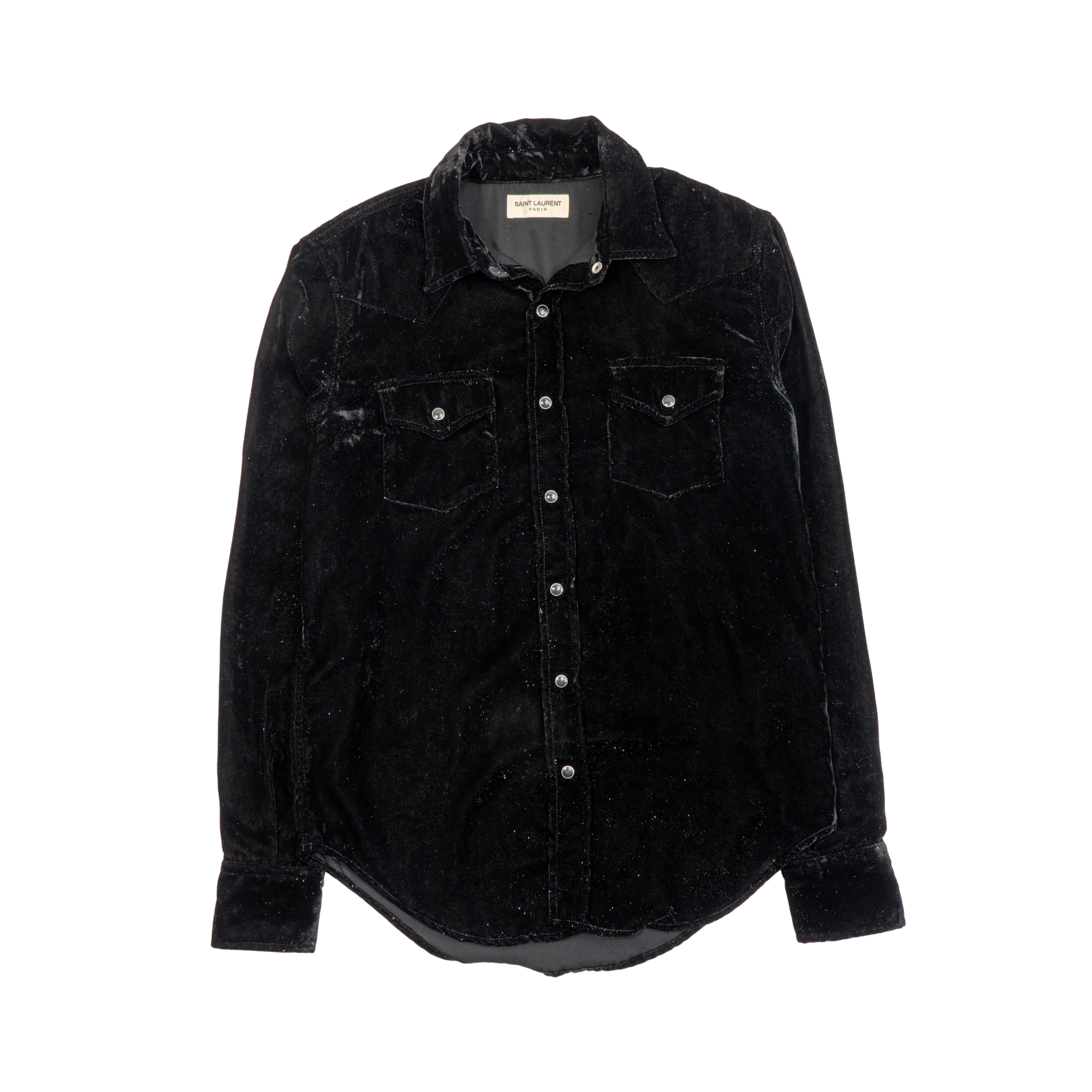 Saint Laurent Western Velvet Blouse - Women's L