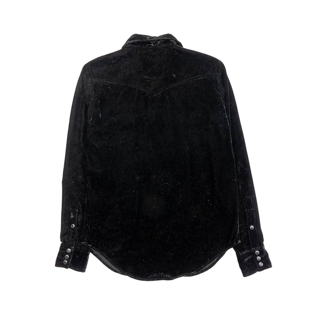 Saint Laurent Western Velvet Blouse - Women's L