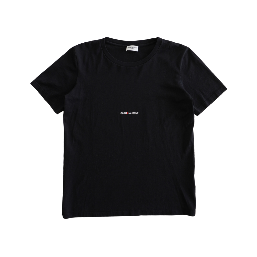 Saint Laurent 'Rive Gauche Logo' T-Shirt - Women's XS