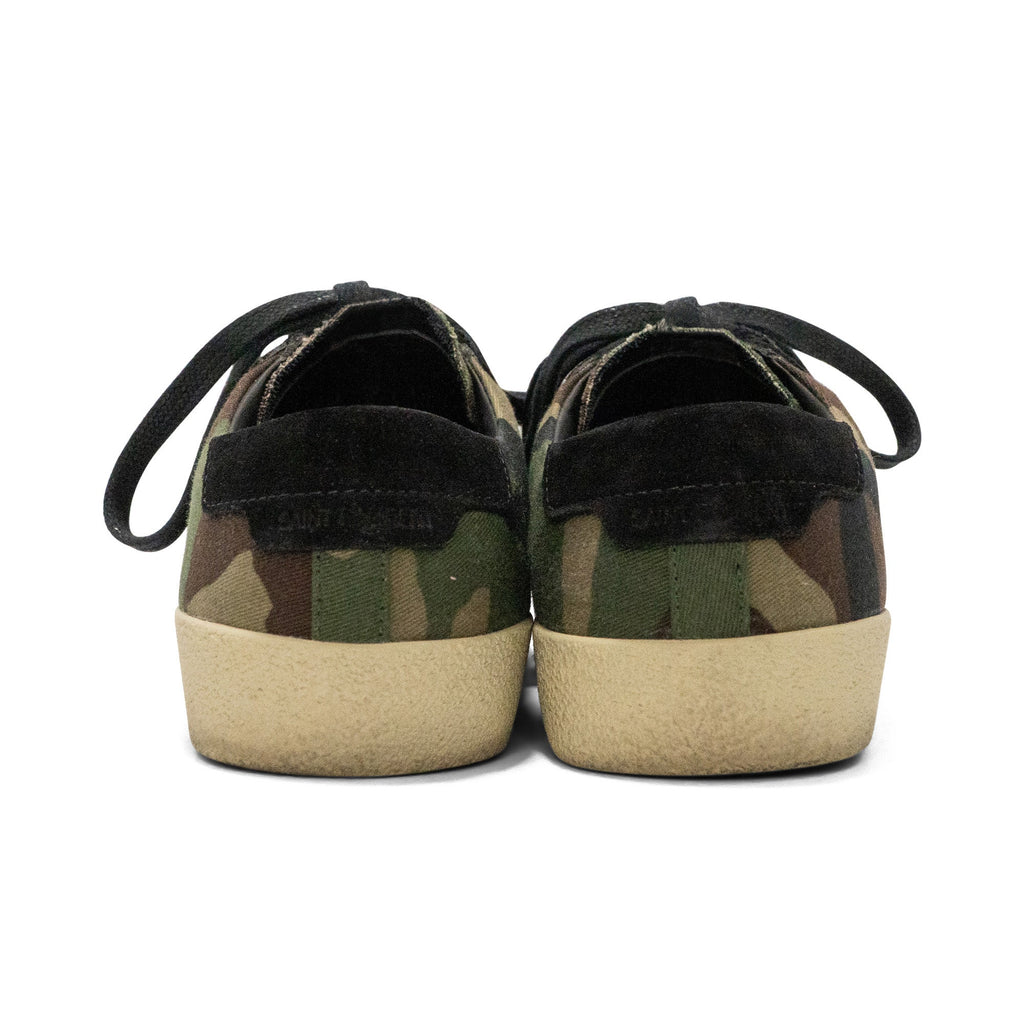 Saint Laurent 'SL06 Camo' Low-Top Sneakers - Women's 38.5