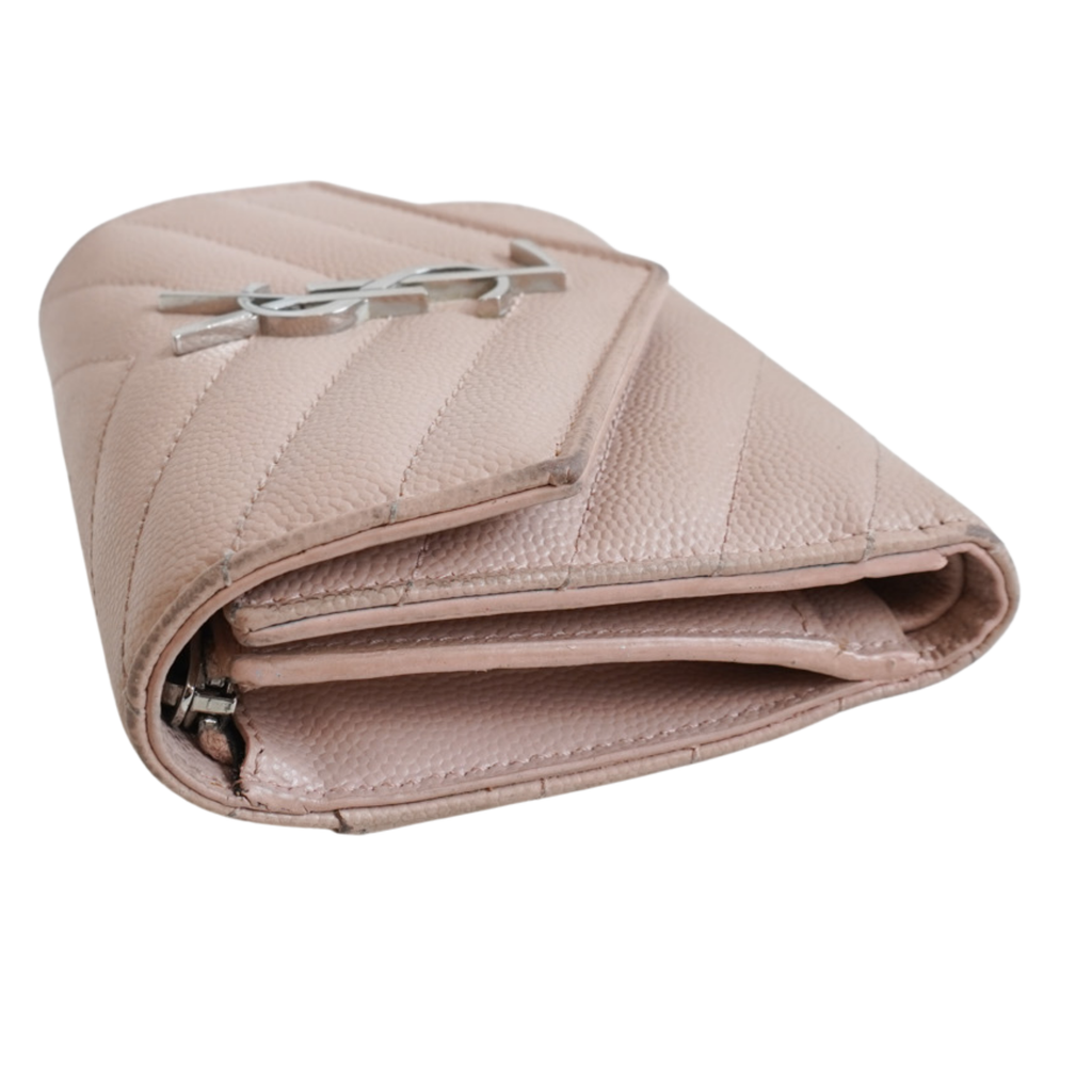 Saint Laurent 'Cassandre' Snap Wallet