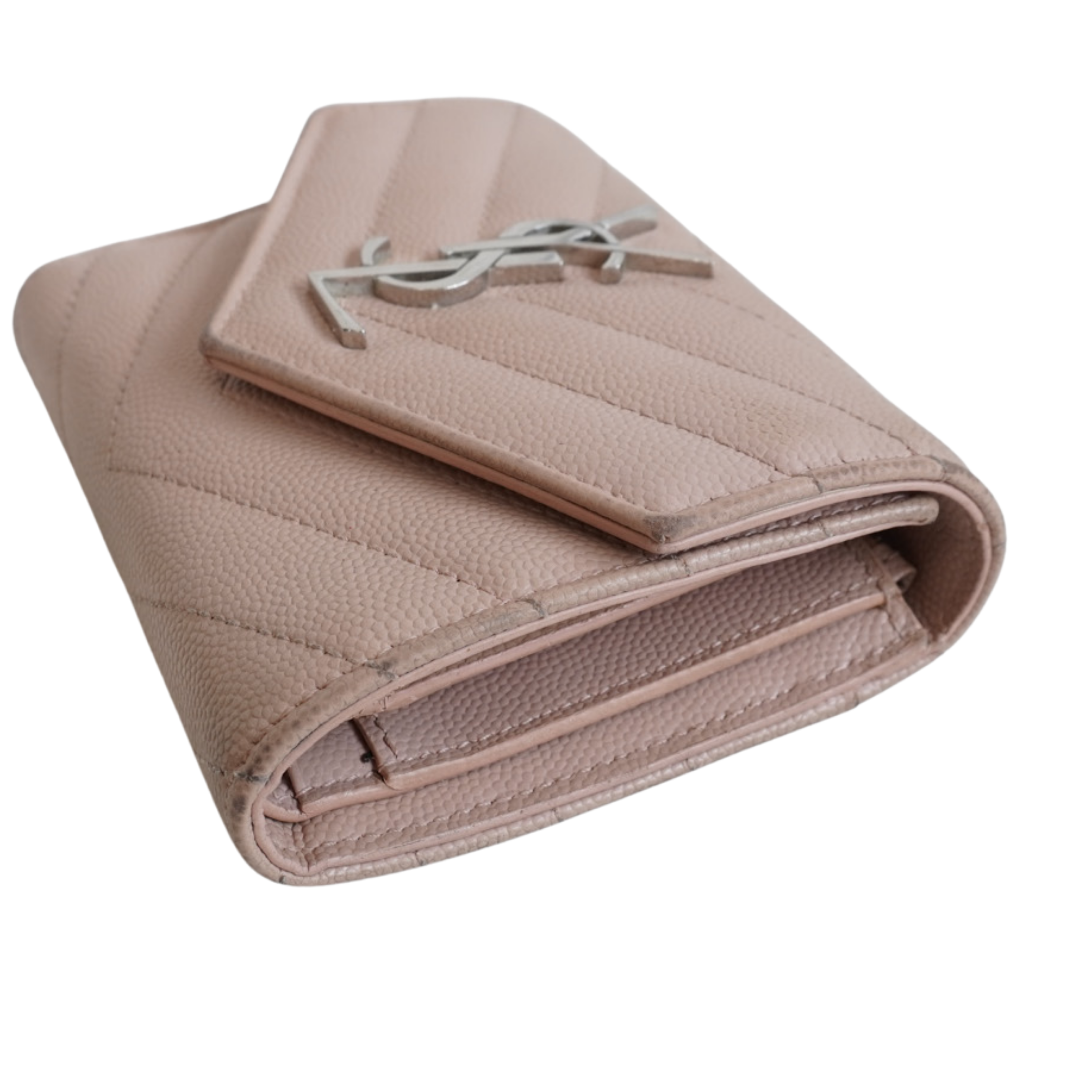 Saint Laurent 'Cassandre' Snap Wallet