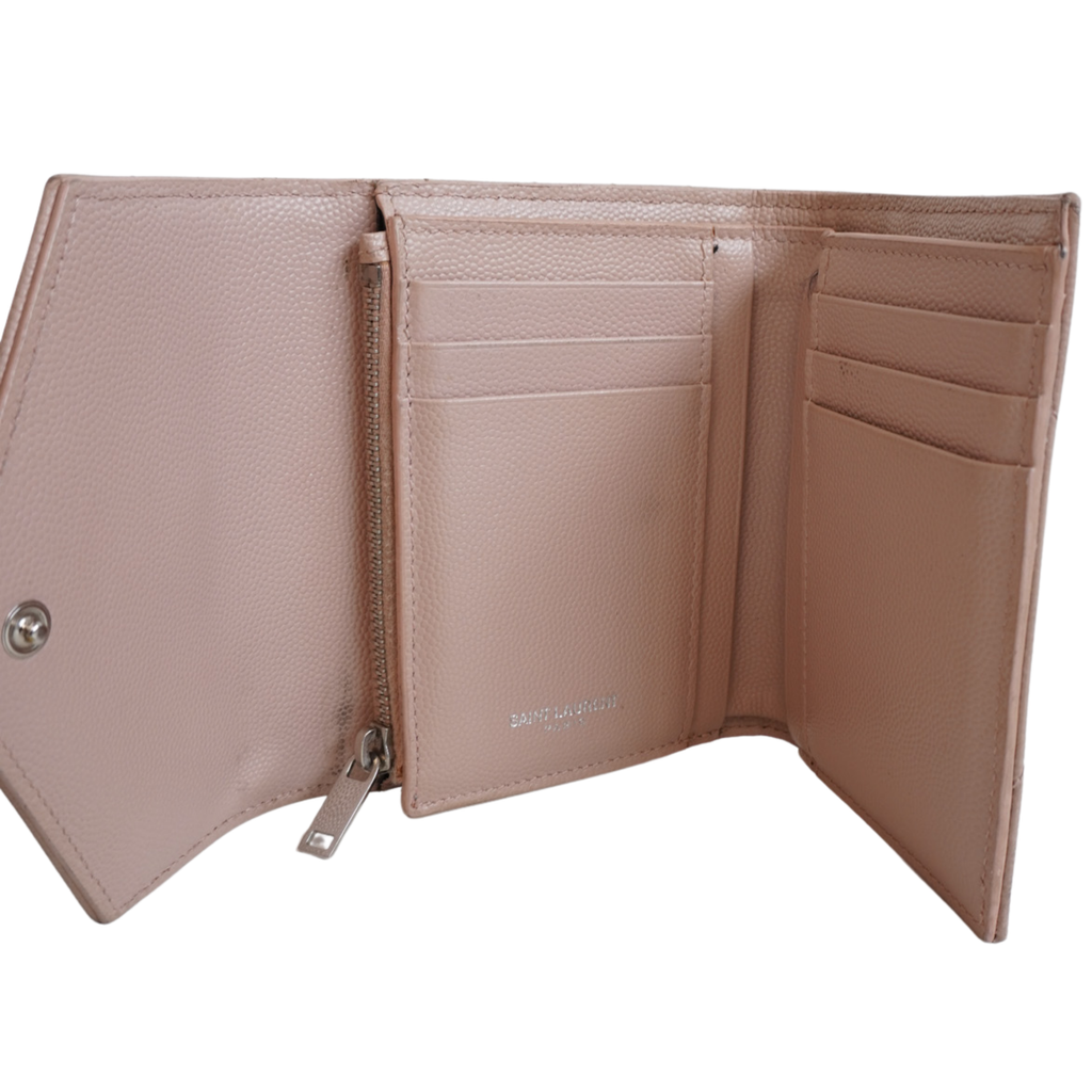 Saint Laurent 'Cassandre' Snap Wallet
