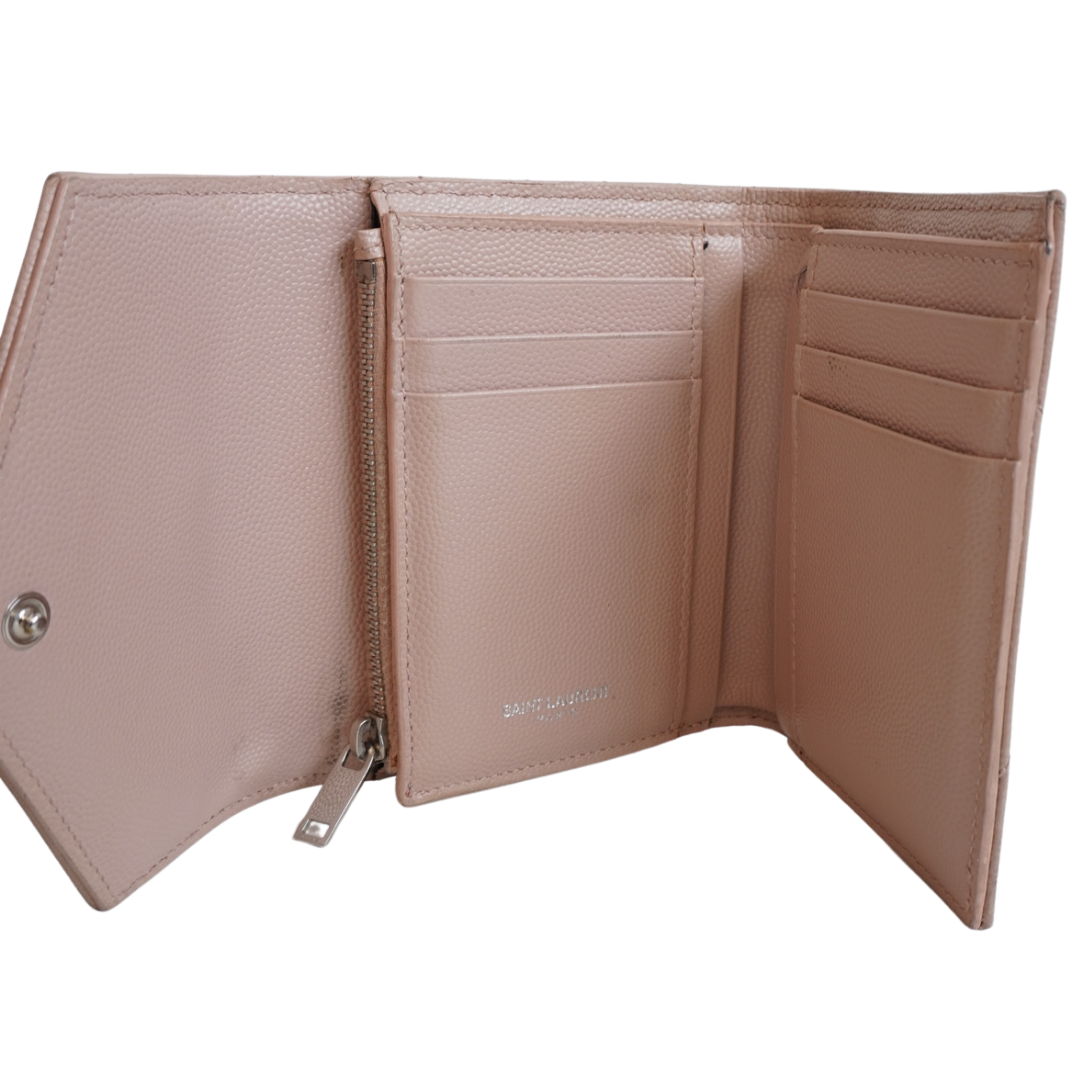 Saint Laurent 'Cassandre' Snap Wallet