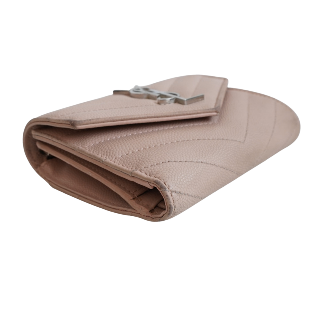 Saint Laurent 'Cassandre' Snap Wallet