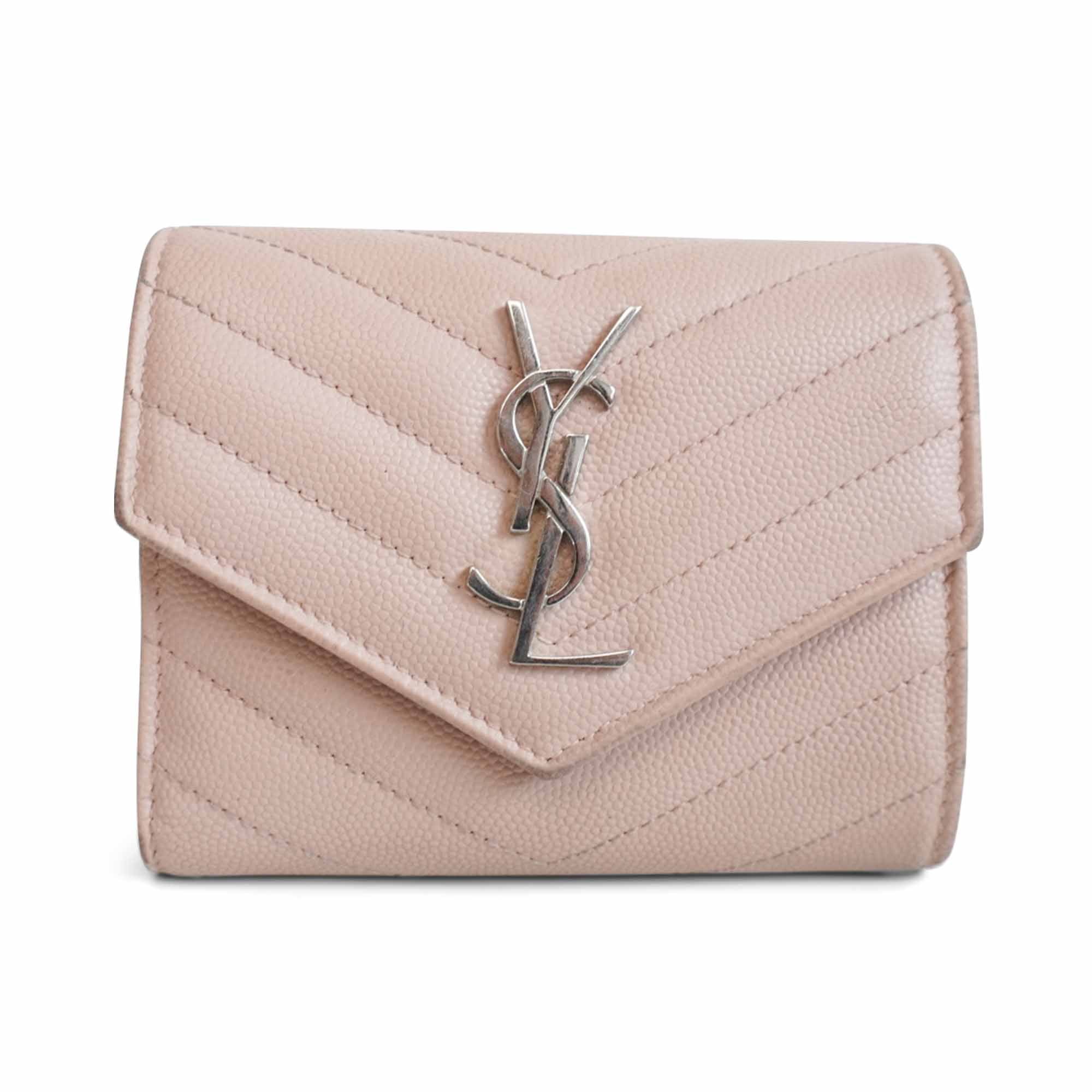 Saint Laurent 'Cassandre' Snap Wallet