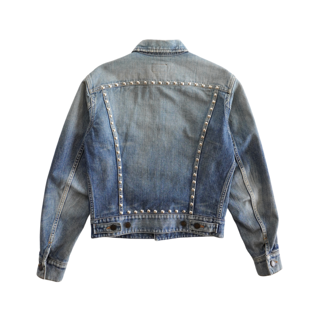 Saint Laurent Studded Denim Jacket - Women's S